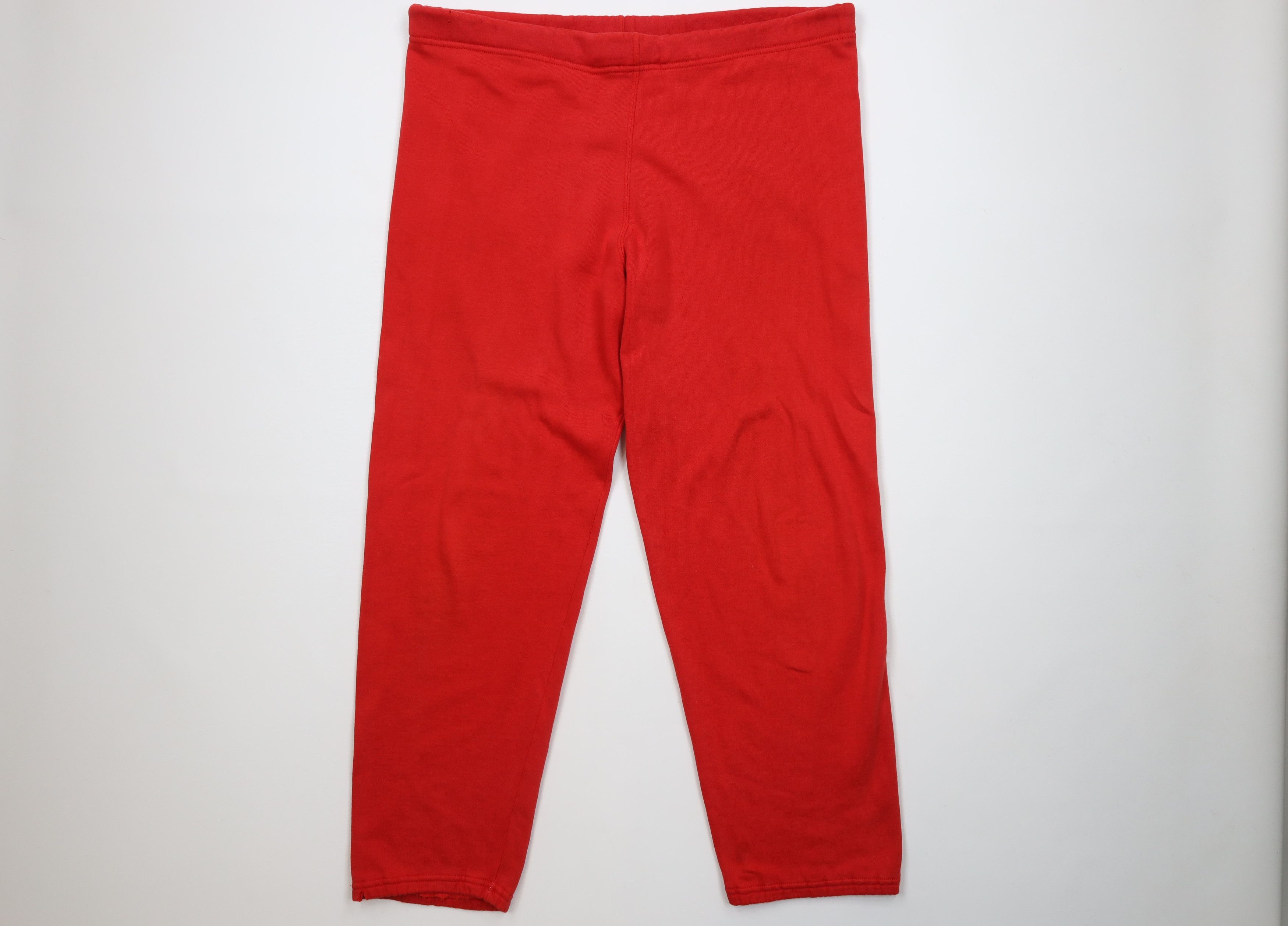 Russell Athletic Vintage 70s Russell Athletic Blank Sweatpants Red USA Size US 36 / EU 52 - 1 Thumbnail