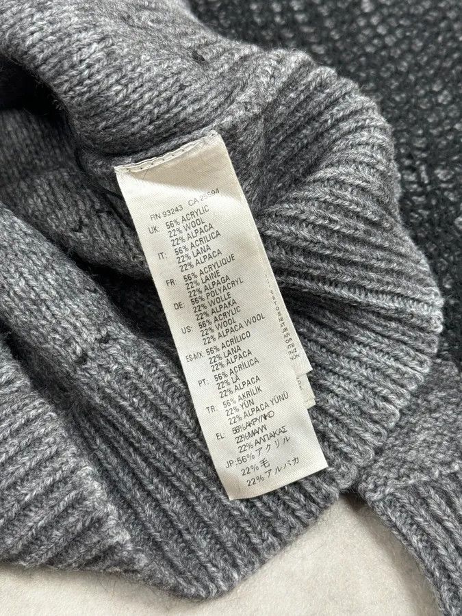 Diesel Diesel Grey & Black Net Contemporary Sweater Size US M / EU 48-50 / 2 - 10 Thumbnail