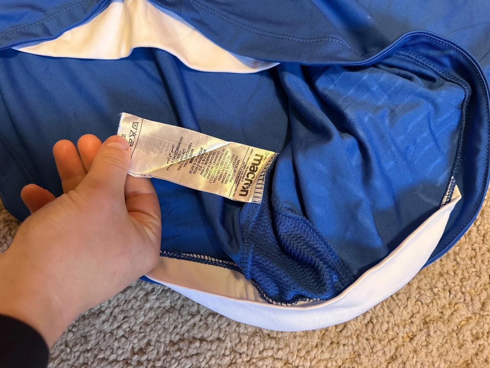 Macron LICHTENSTEIN 2018 2019 SHIRT JERSEY L MATCH WORN #23 HOFER Size US L / EU 52-54 / 3 - 6 Thumbnail
