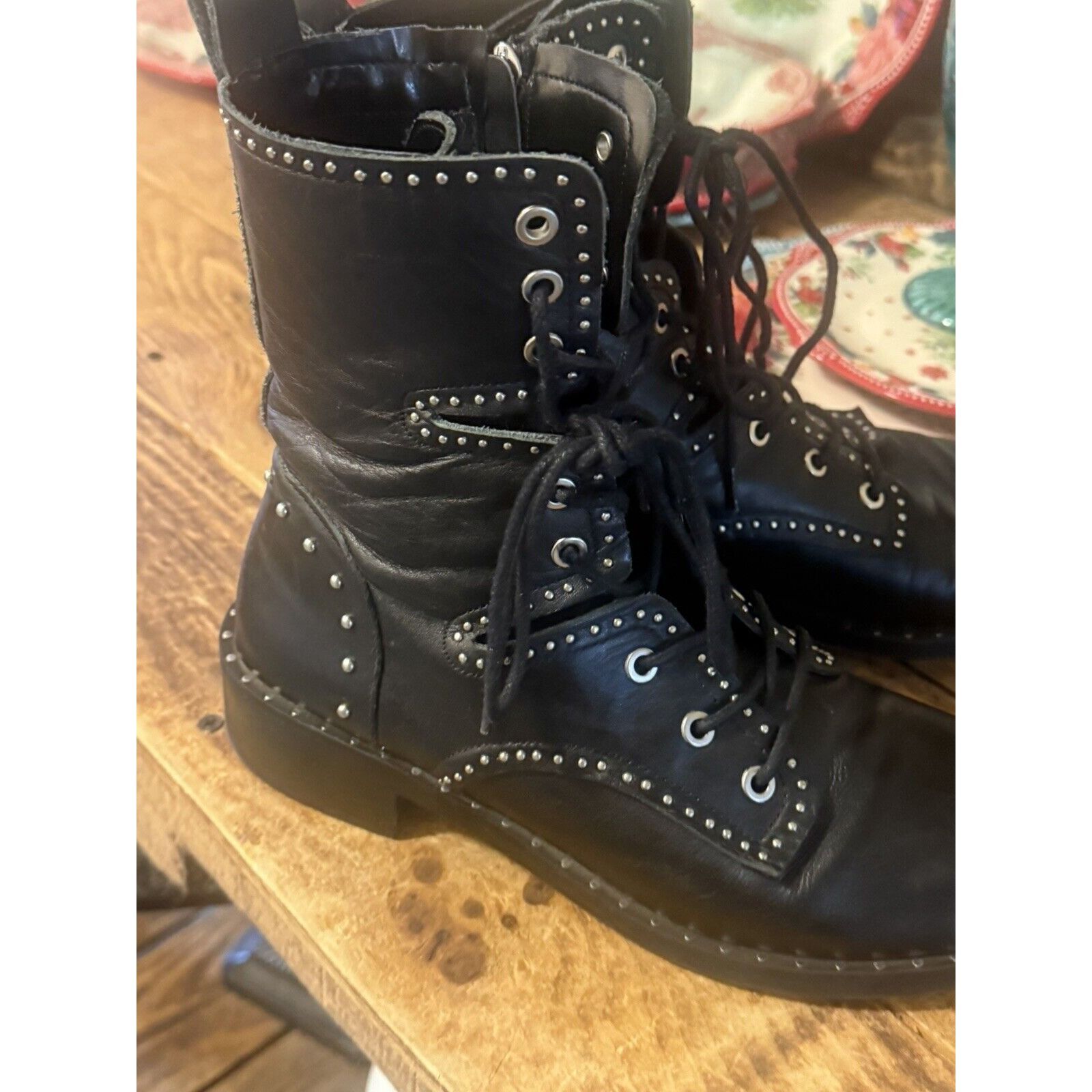 Zara Zara Boots Size 41 (10) Black Goth Size US 10 / IT 40 - 2 Thumbnail
