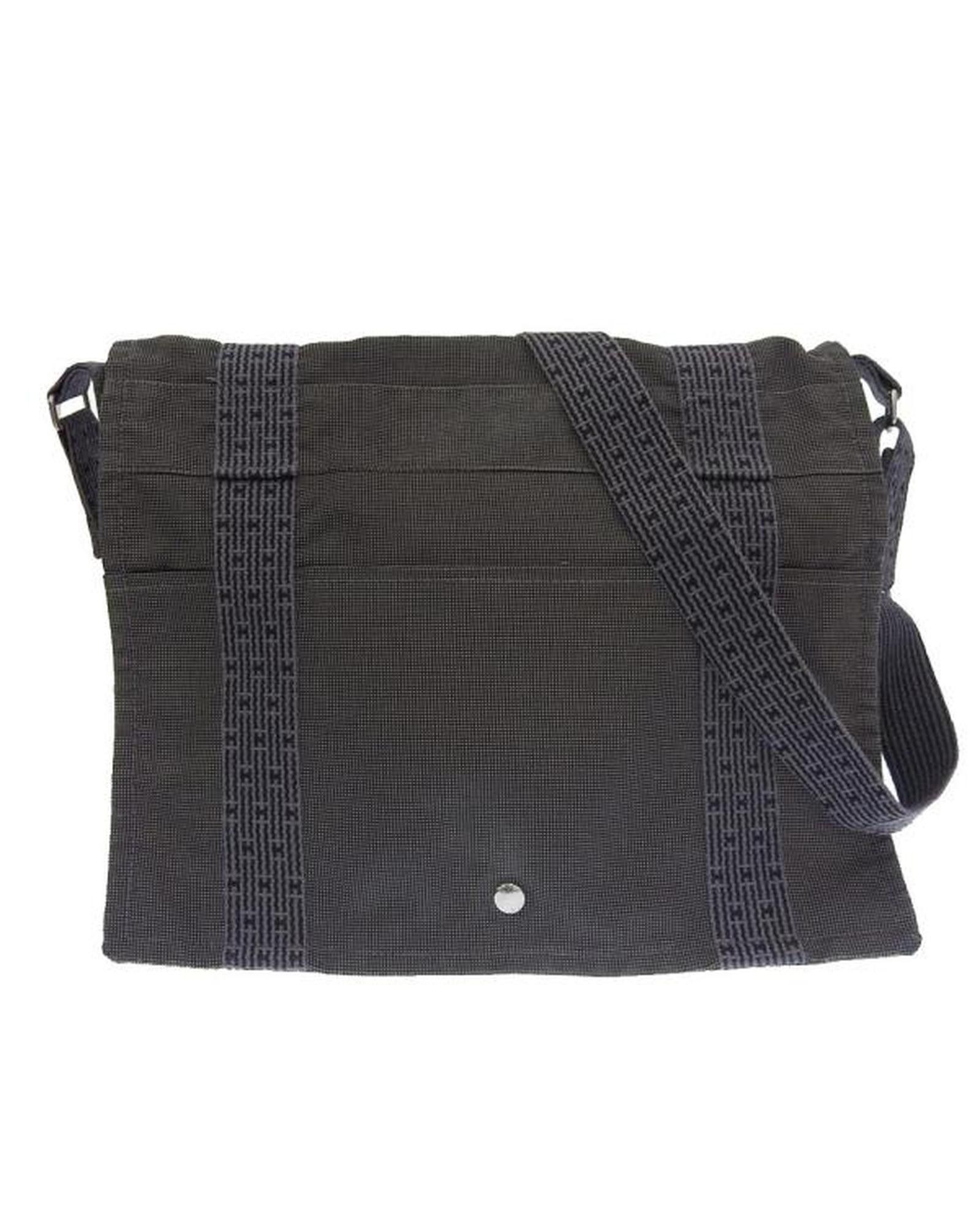 image of Hermes Classic Black Messenger Bag, Women's