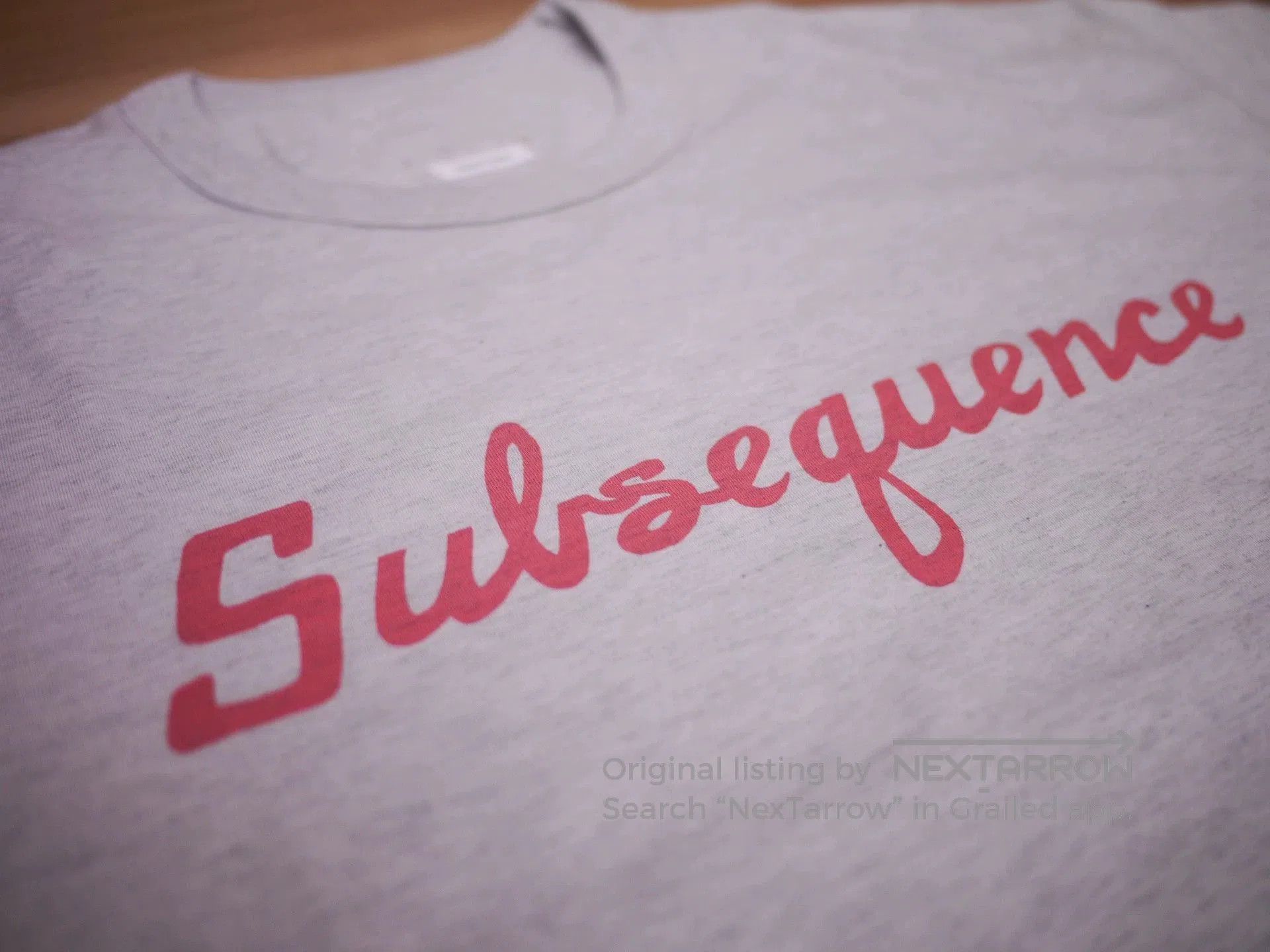 Visvim Gray 'Subsequence' Short Sleeve T-Shirt. Size US S / EU 44-46 / 1 - 3 Thumbnail