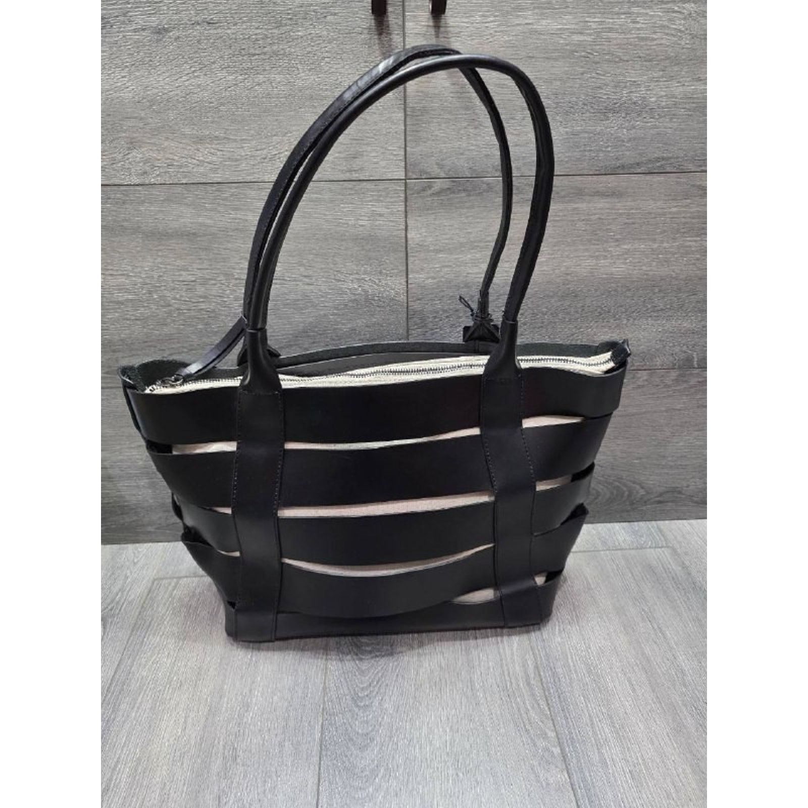 & Other Stories Botkier Hampton Leather Tote Shoulder bag Black B000474 Size ONE SIZE - 4 Thumbnail