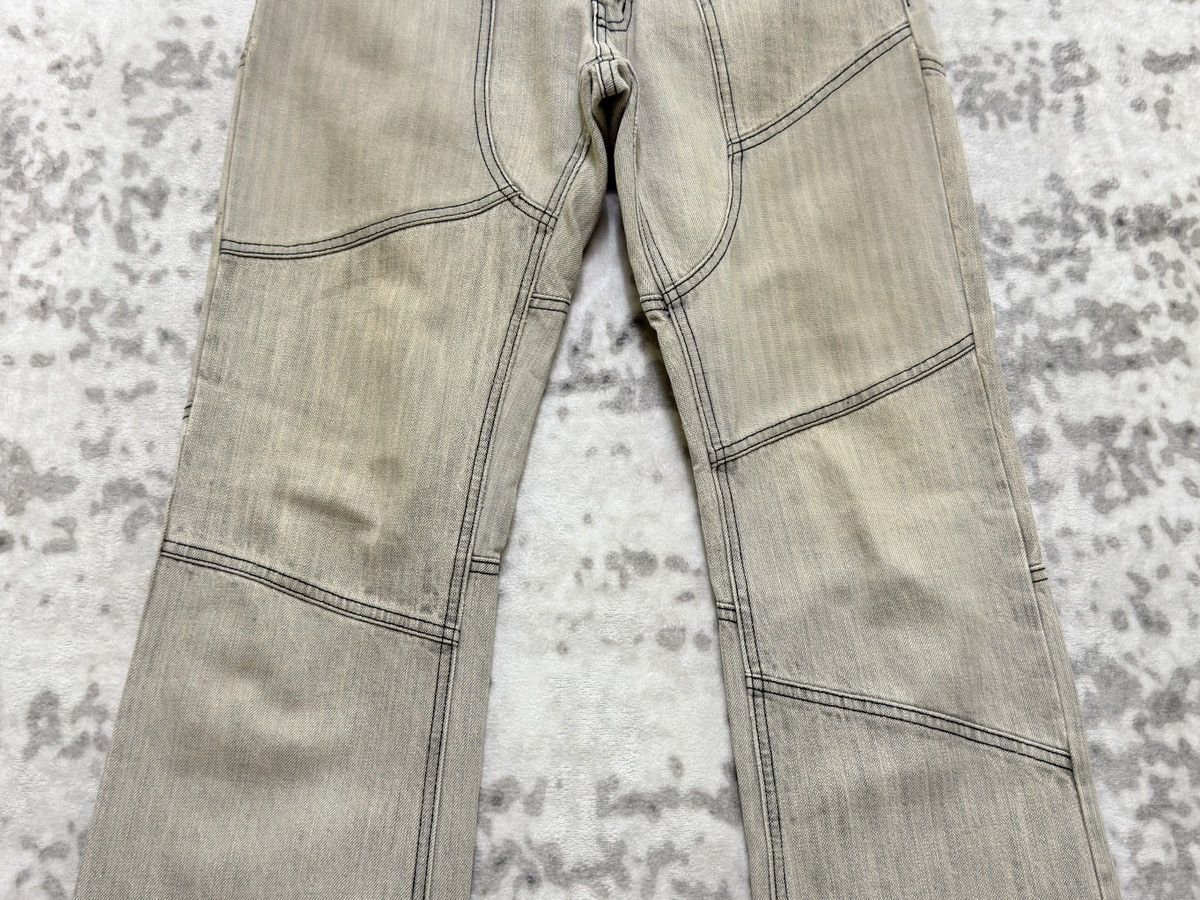 If Six Was Nine Flare Rupert Edge Distressed Reconstructed Panelled Jeans Size US 31 - 6 Thumbnail