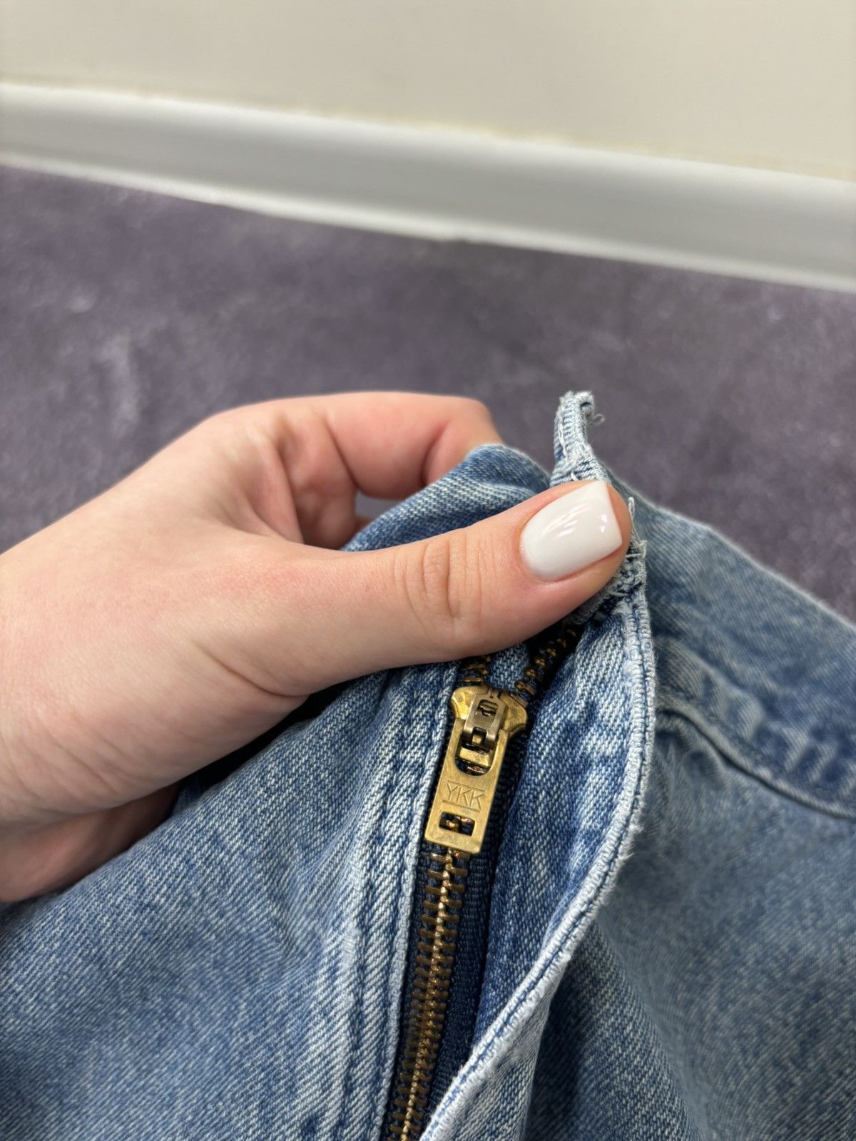 Carhartt Vintage Carhartt Denim Dungaree Fit Faded Hype Baggy Jeans Size US 42 / EU 58 - 13 Thumbnail