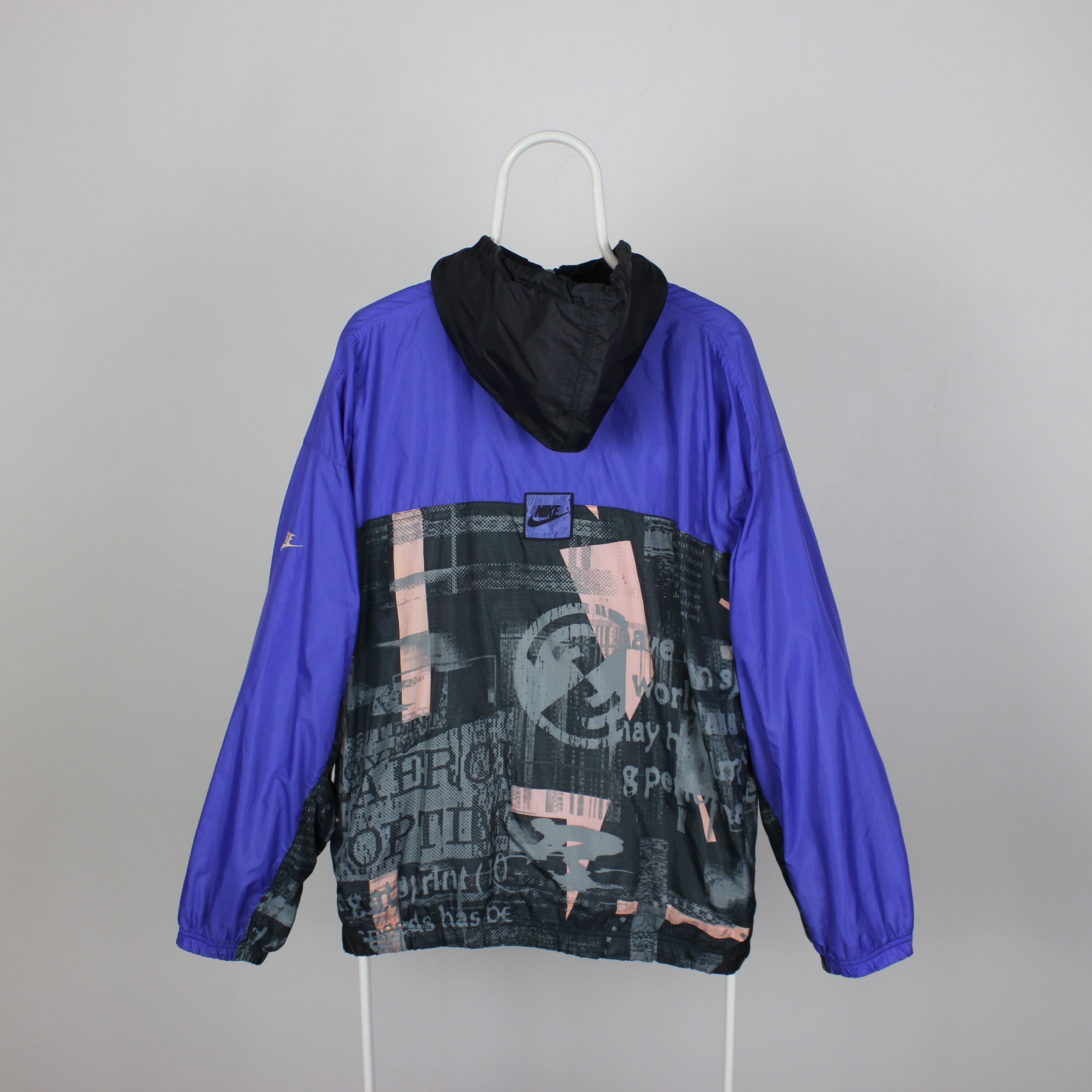 Nike Nike jacket light men nylon L XL men blue anorak Size US L / EU 52-54 / 3 - 7 Thumbnail