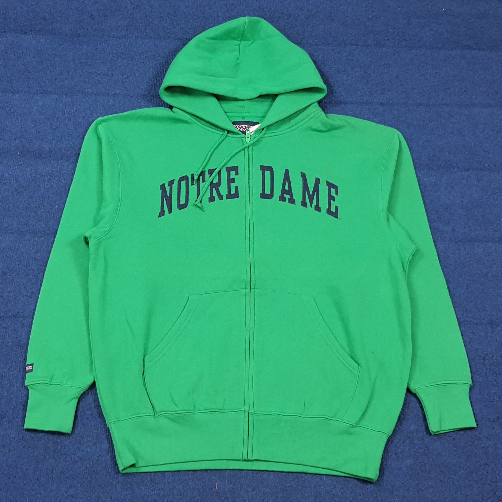 Jansport Vintage University of Notre Dame Hoodie Zip Up C287N28 Size US L / EU 52-54 / 3 - 1 Thumbnail