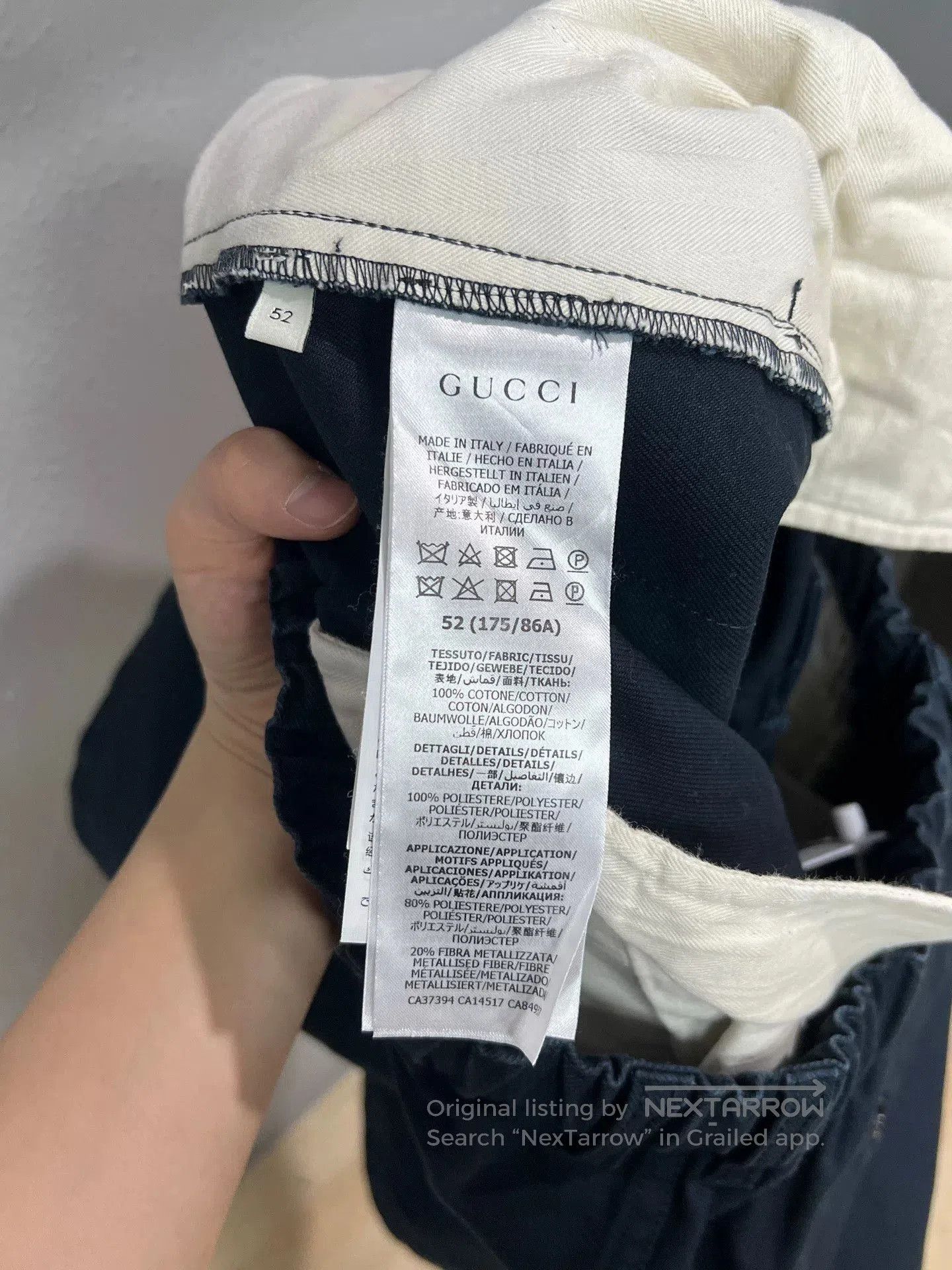 Gucci Gucci Slogan Stripe Shorts. Size US 36 / EU 52 - 4 Thumbnail