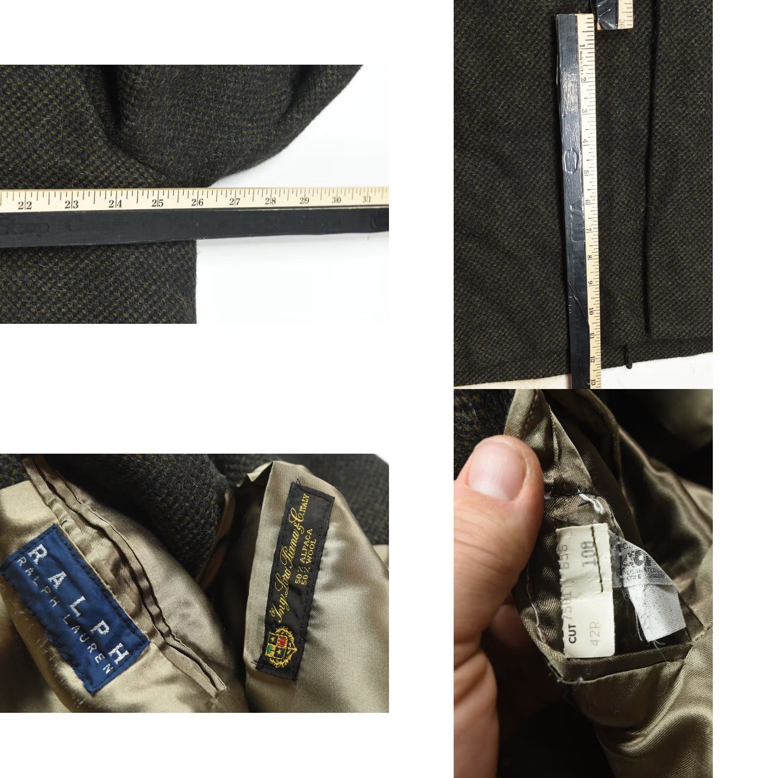 Loro Piana Ralph Lauren Blue Label Loro Piana Alpaca Wool Overcoat Mens 42R Button-Up Brown Coat, XL? over? (rearrangement not adding info) Size US XS / EU 42 / 0 - 8 Thumbnail