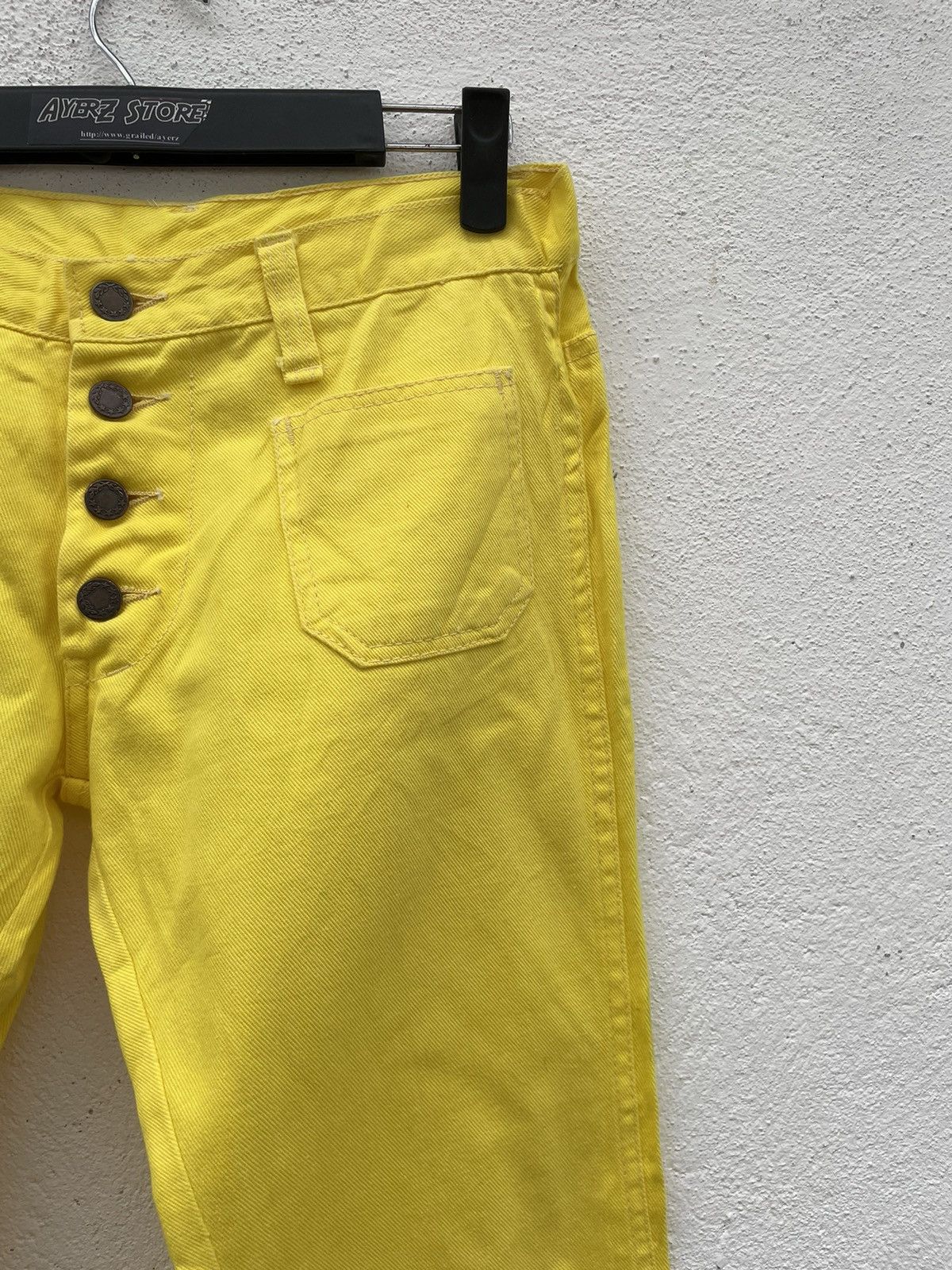 Japanese Brand Vintage Flare Big Vale Jeans Fashion Yellow Size US 30 / EU 46 - 3 Thumbnail