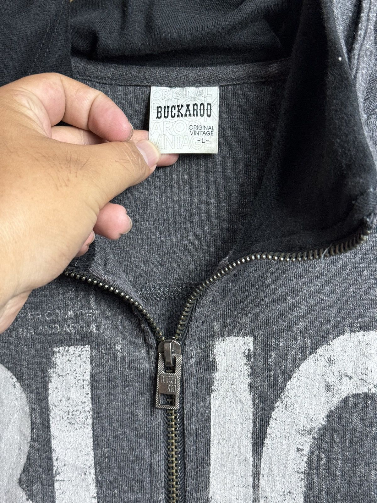If Six Was Nine × Japanese Brand × Le Grande Bleu (L.G.B.) Bono Hoodie Poem Buckaroo Goa Style ifsix lgb Size US M / EU 48-50 / 2 - 7 Thumbnail