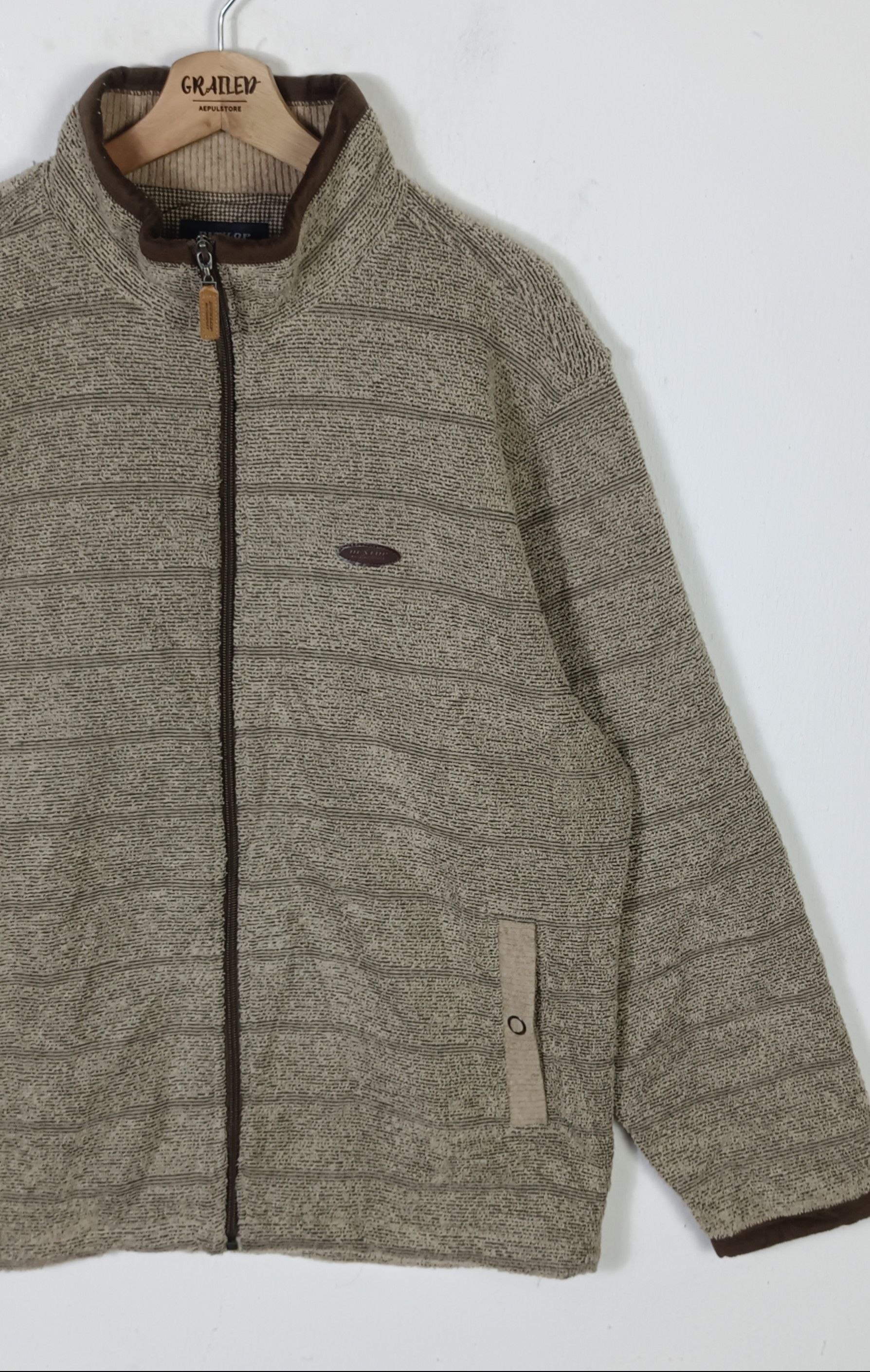 Dunlop Vintage🇯🇵 Dunlop Fleece Full Zipper Jacket Size US XL / EU 56 / 4 - 5 Thumbnail