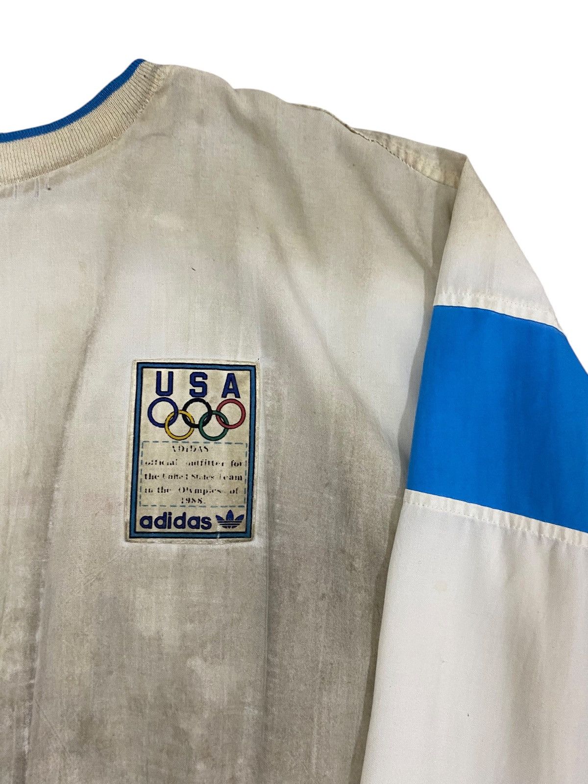 Adidas Vintage Adidas USA Olympic Jacket Size US XL / EU 56 / 4 - 6 Thumbnail