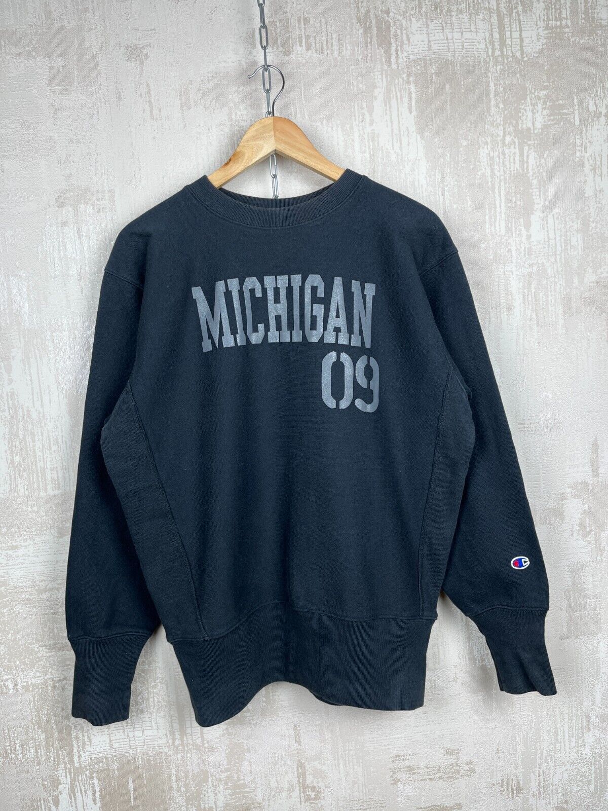 Champion Champion Reverse Weave "Michigan 09" Vintage Sweatshirt Size US XL / EU 56 / 4 - 1 Thumbnail