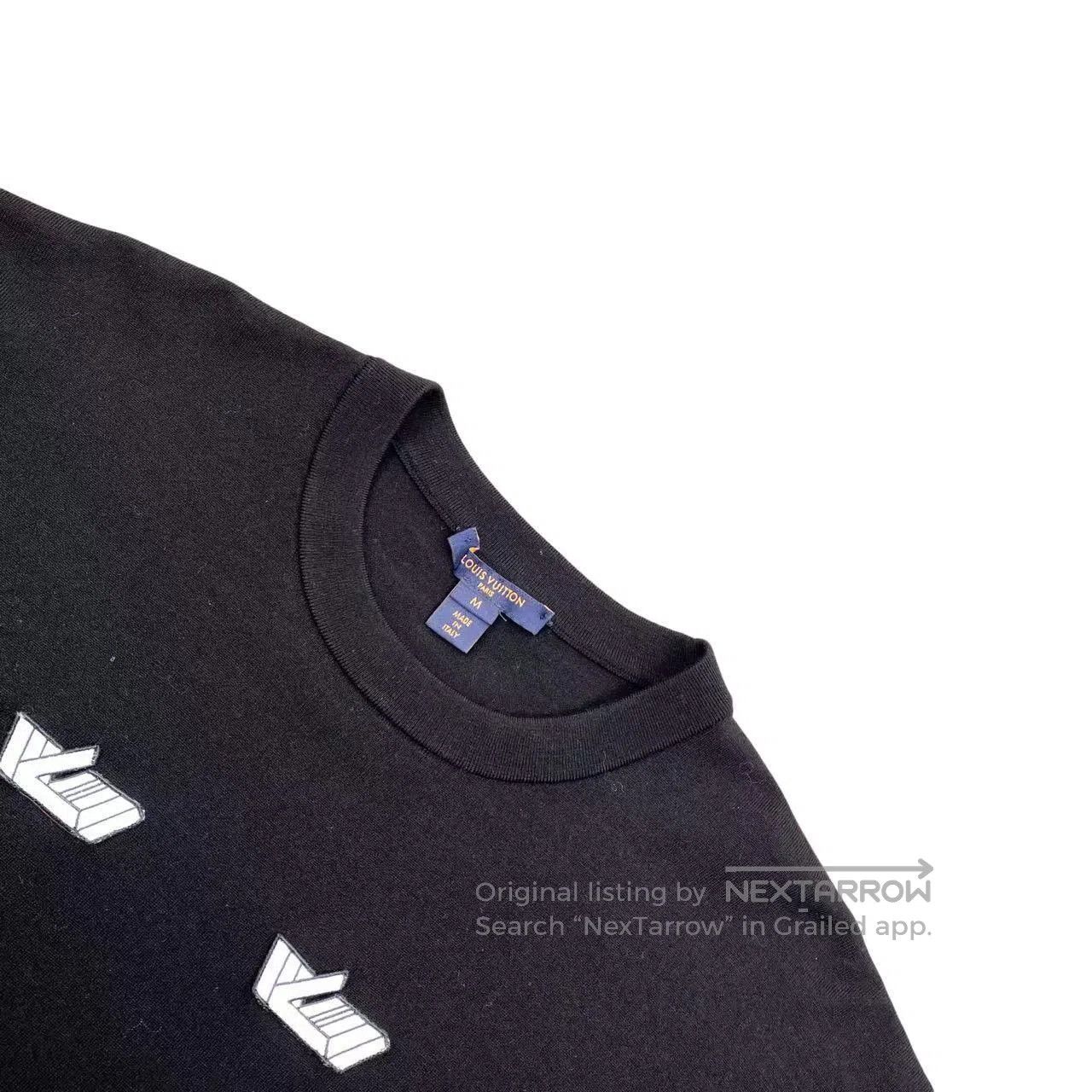 Louis Vuitton Louis Vuitton Small embroidered logo knitted top| Size M / US 6-8 / IT 42-44 - 3 Thumbnail