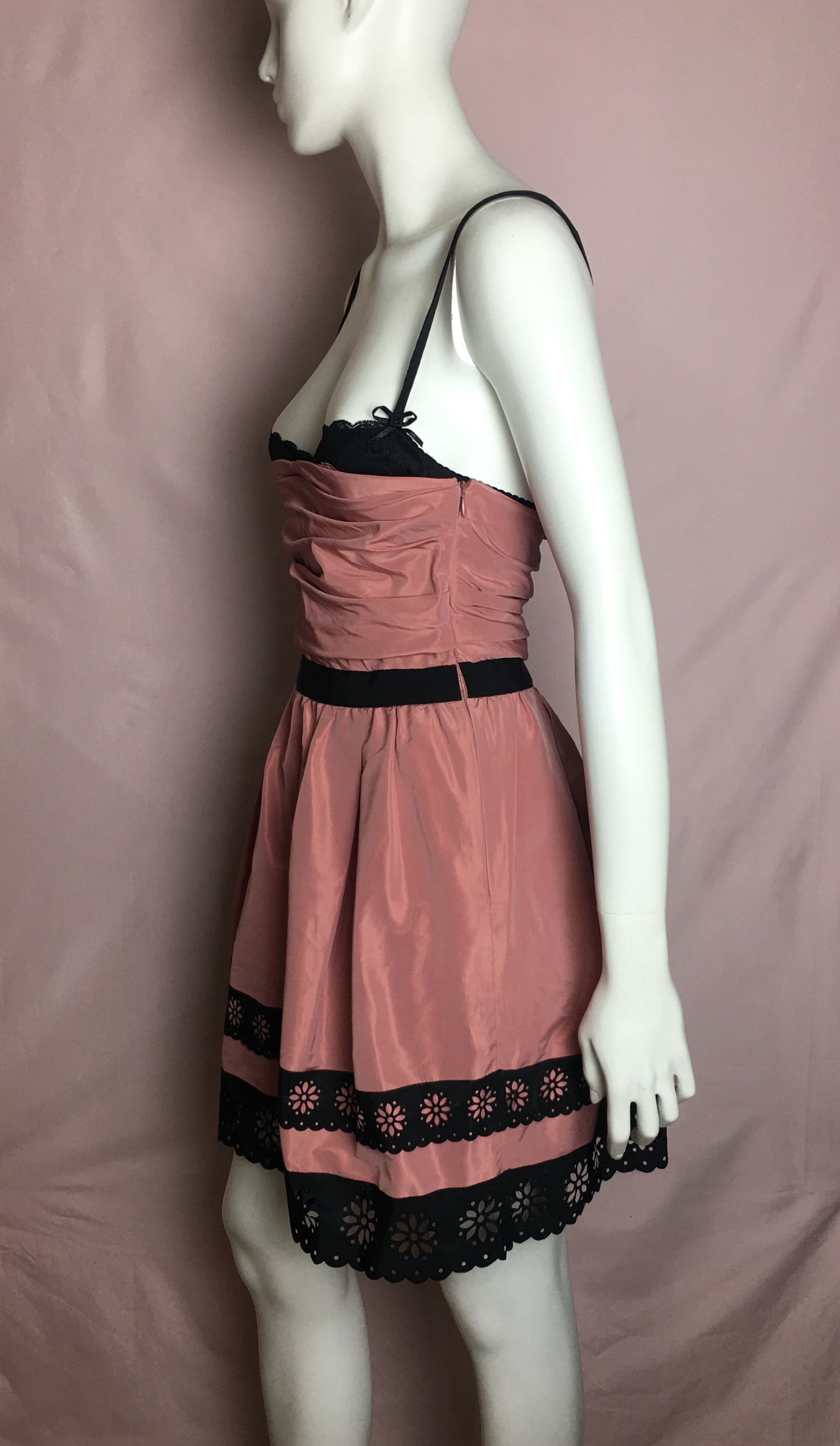Moschino Moschino Cheap & Chic F/W 2012 Pink Satin Mini Dress US 6 Size M / US 6-8 / IT 42-44 - 5 Thumbnail