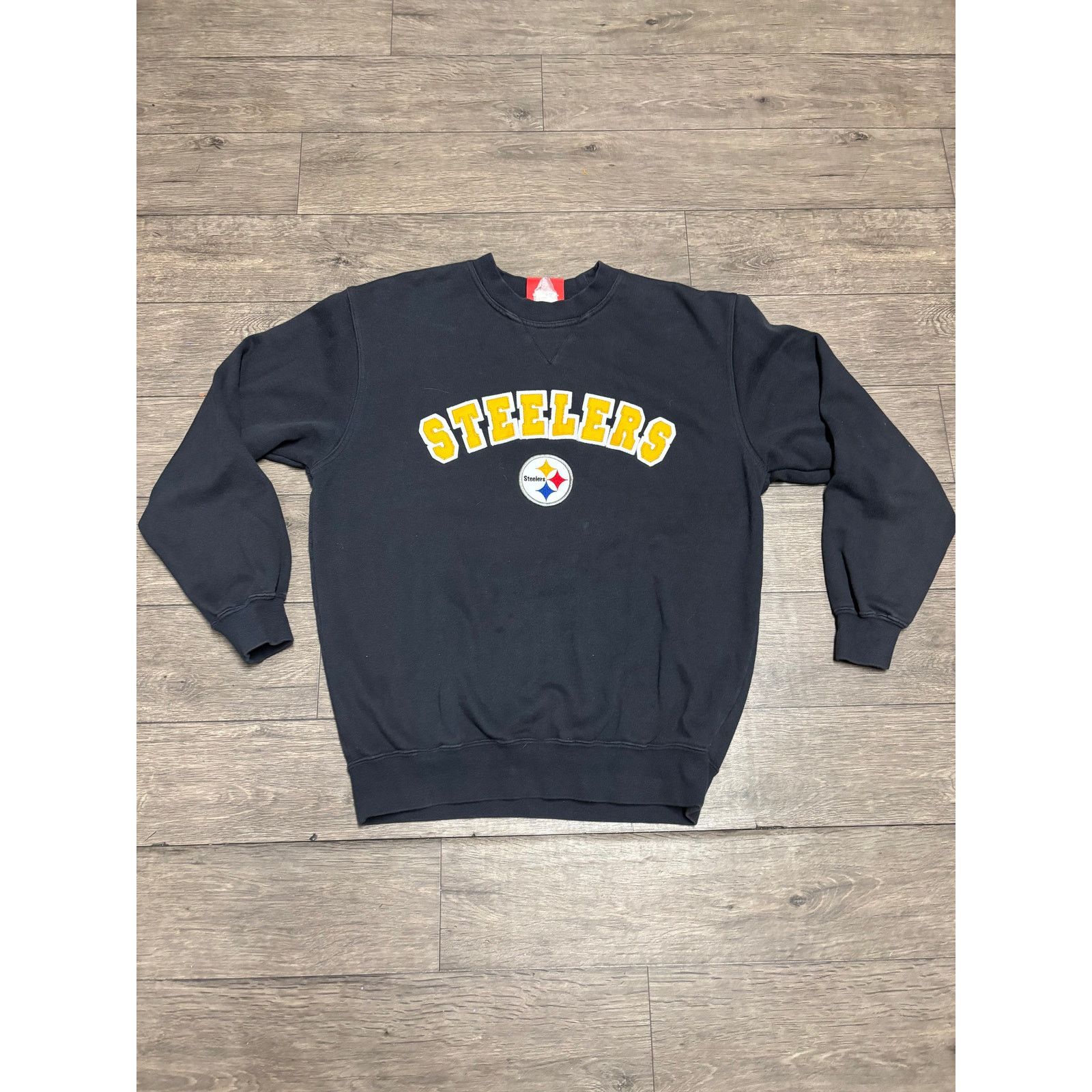NFL × Vintage Vintage Pittsburgh Steelers NFL Sweatshirt Sz M Black 00s Size US M / EU 48-50 / 2 - 1 Thumbnail