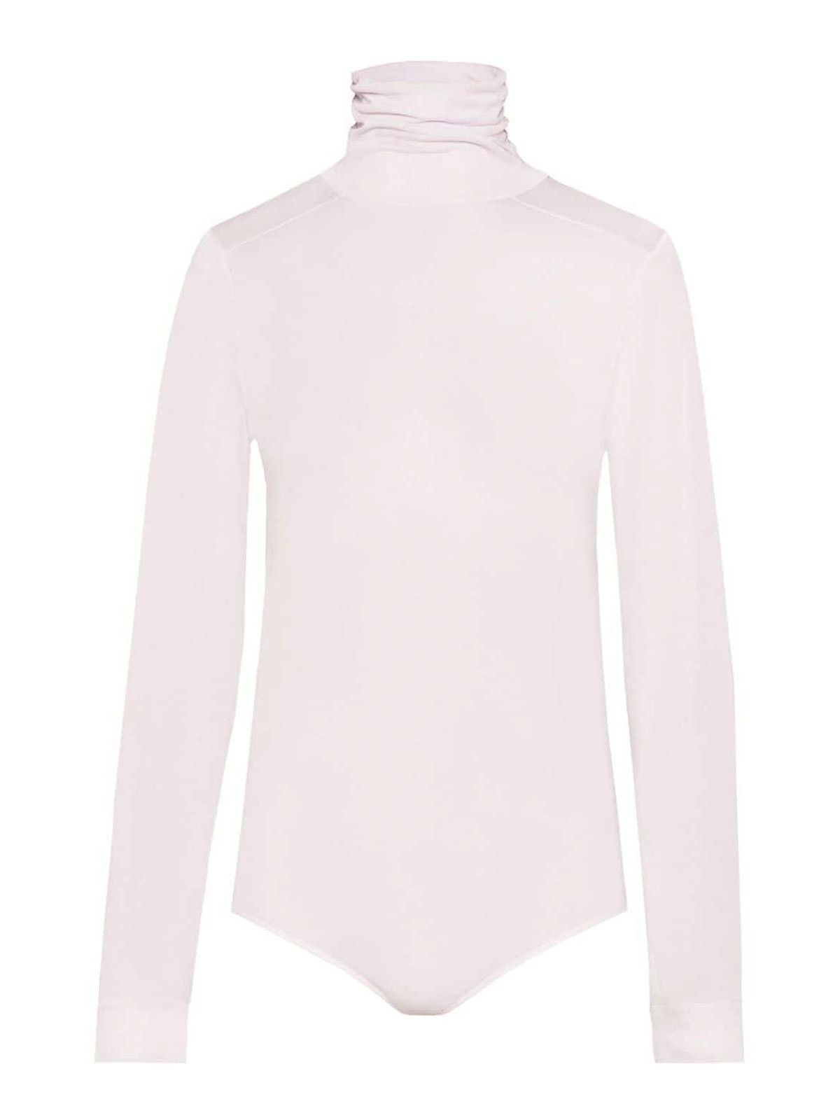 Maison Margiela o1w1db11225 Viscose Jersey Bodysuit in Violet Size L / US 10 / IT 46 - 1 Thumbnail