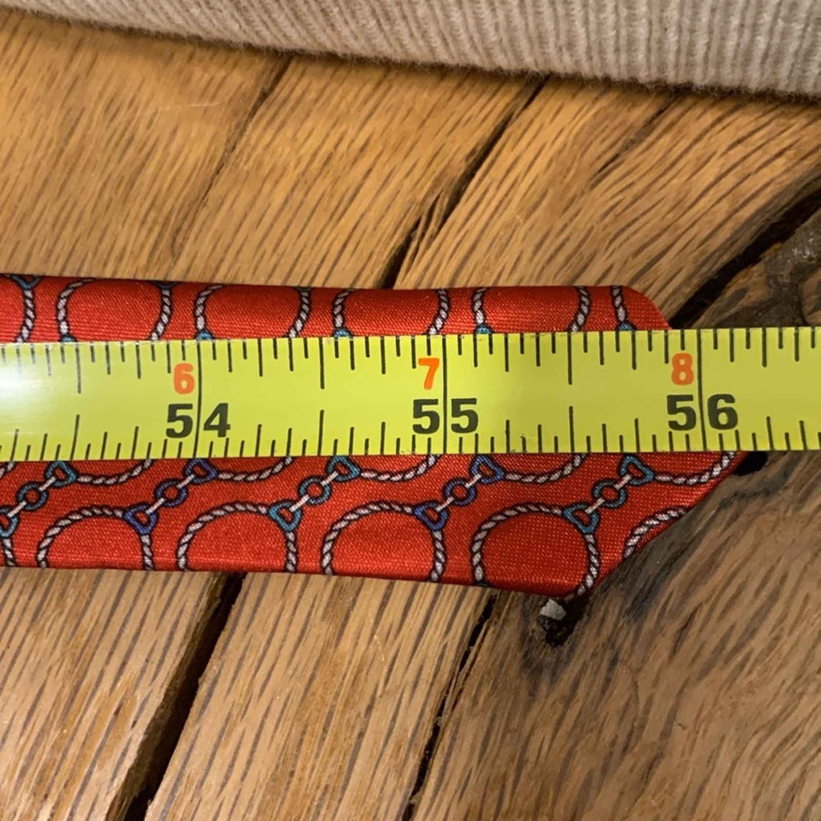 Vintage 70’s-80’s horsebit equestrian polo motifs tie,designer style Size ONE SIZE - 10 Thumbnail