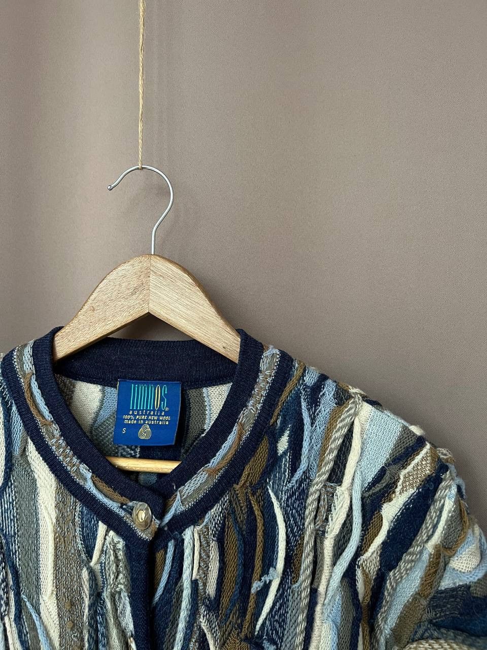 Coogi Limnos 3D Knit Coogi Style Cardigan Sweater Men M Wool Size US M / EU 48-50 / 2 - 6 Thumbnail