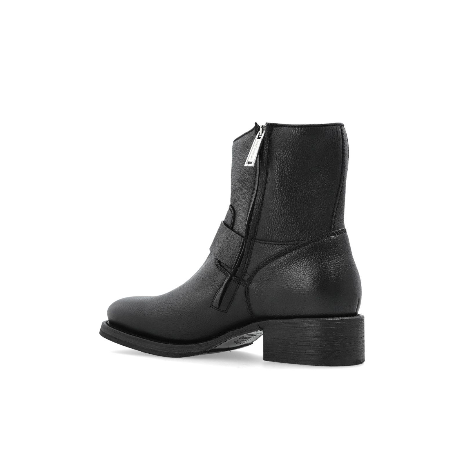 Dsquared2 DSQUARED2 Harley Black Leather Ankle Boots New And Authentic Size US 7 / EU 40 - 3 Thumbnail