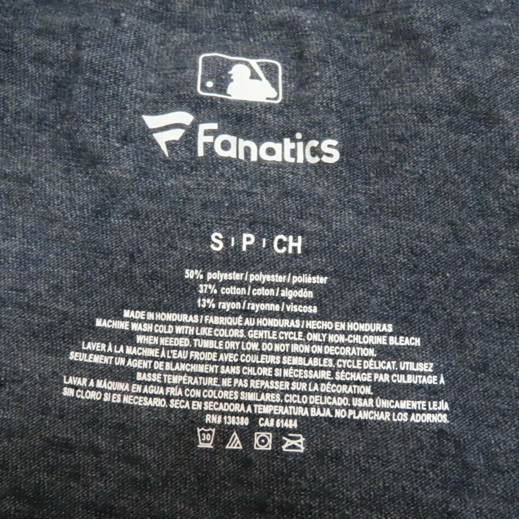 Vintage Fanatics Shirt Womens Small Milwaukee Brewers V-Neck Heathered Blue NEW Size S / US 4 / IT 40 - 6 Thumbnail