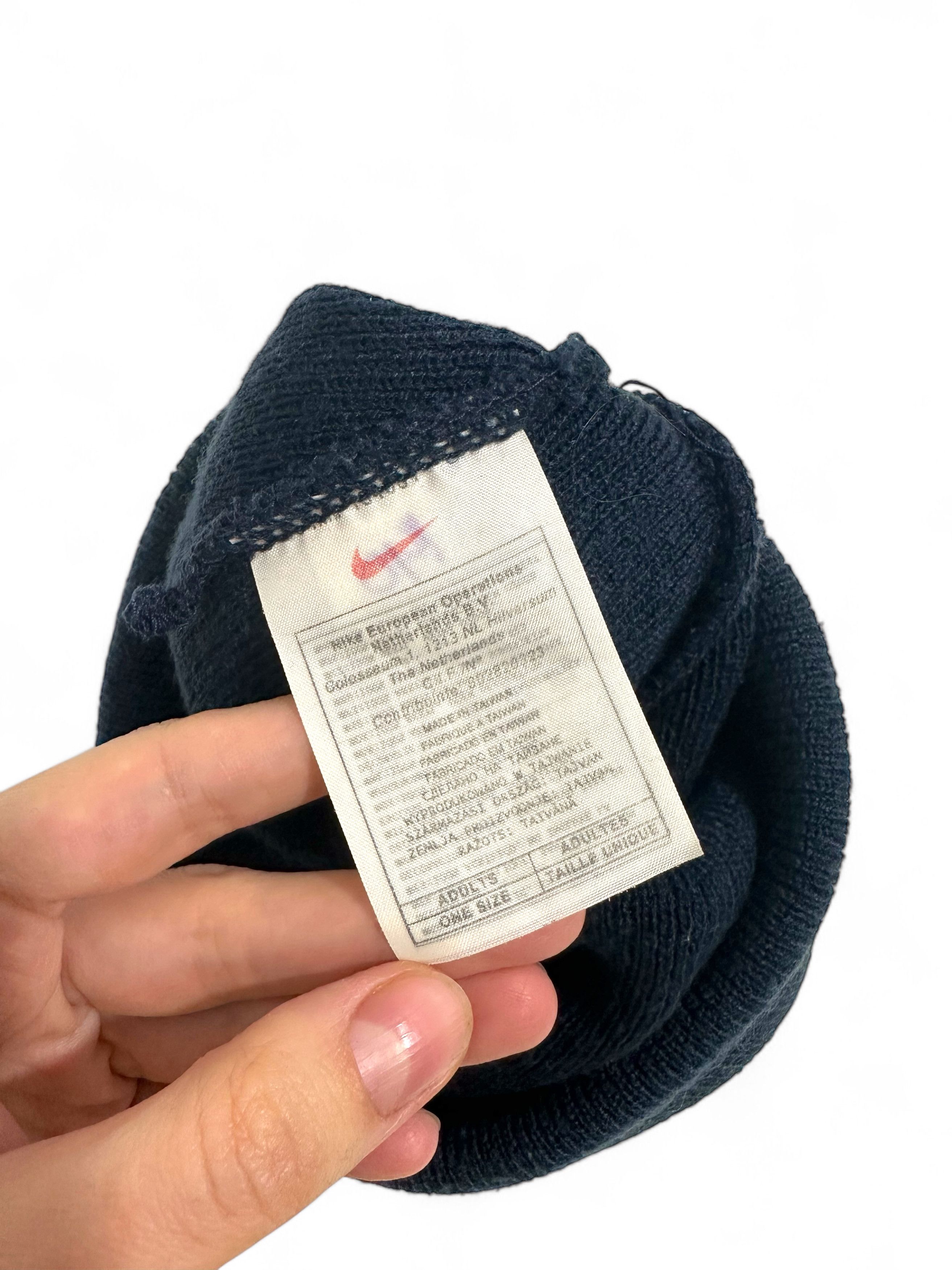 Nike × Vintage y2k Vintage Nike Small Swoosh Blue Hat Beanie One Size Size ONE SIZE - 4 Thumbnail