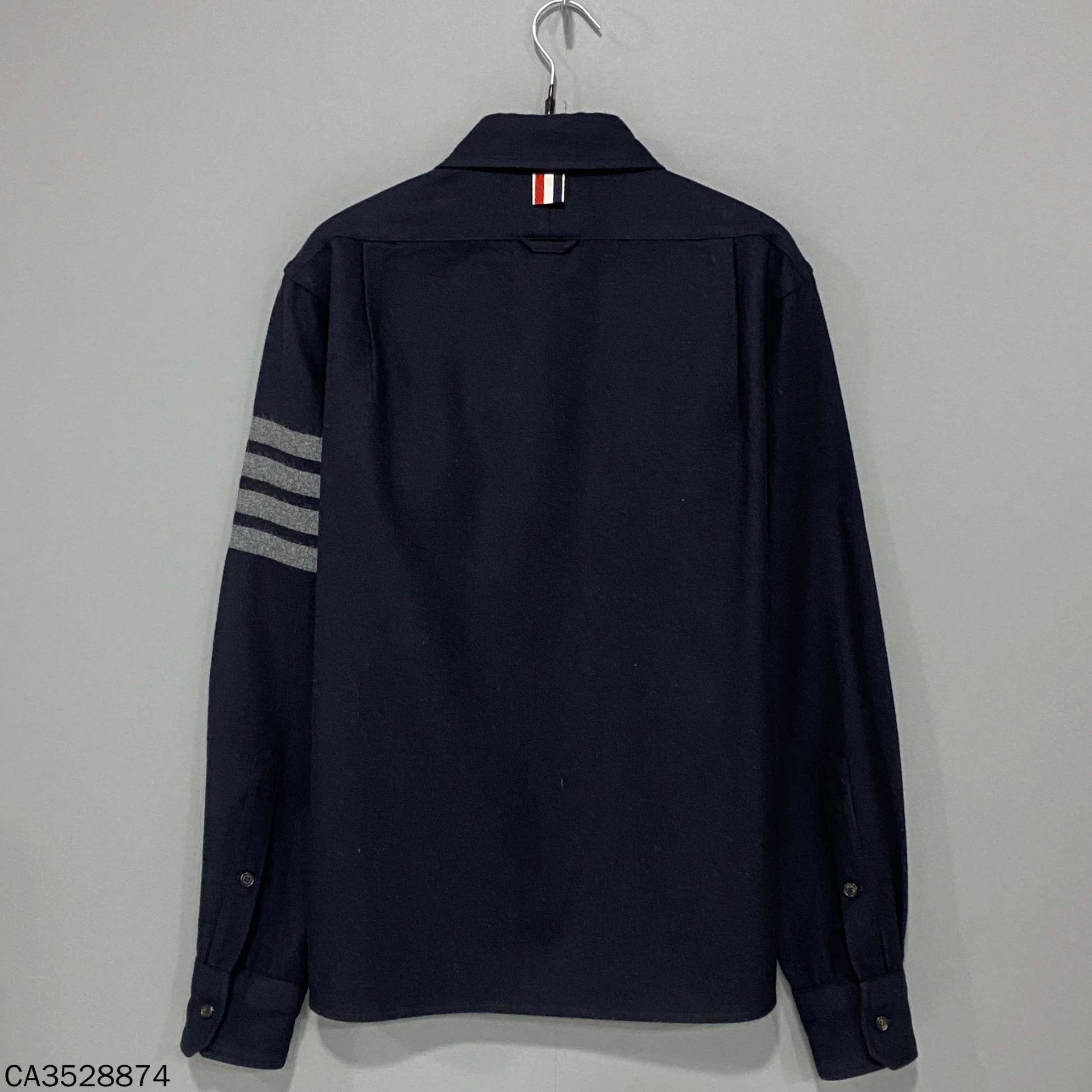 Thom Browne Thom Browne black wool shirt jacket 1 Size US S / EU 44-46 / 1 - 3 Thumbnail