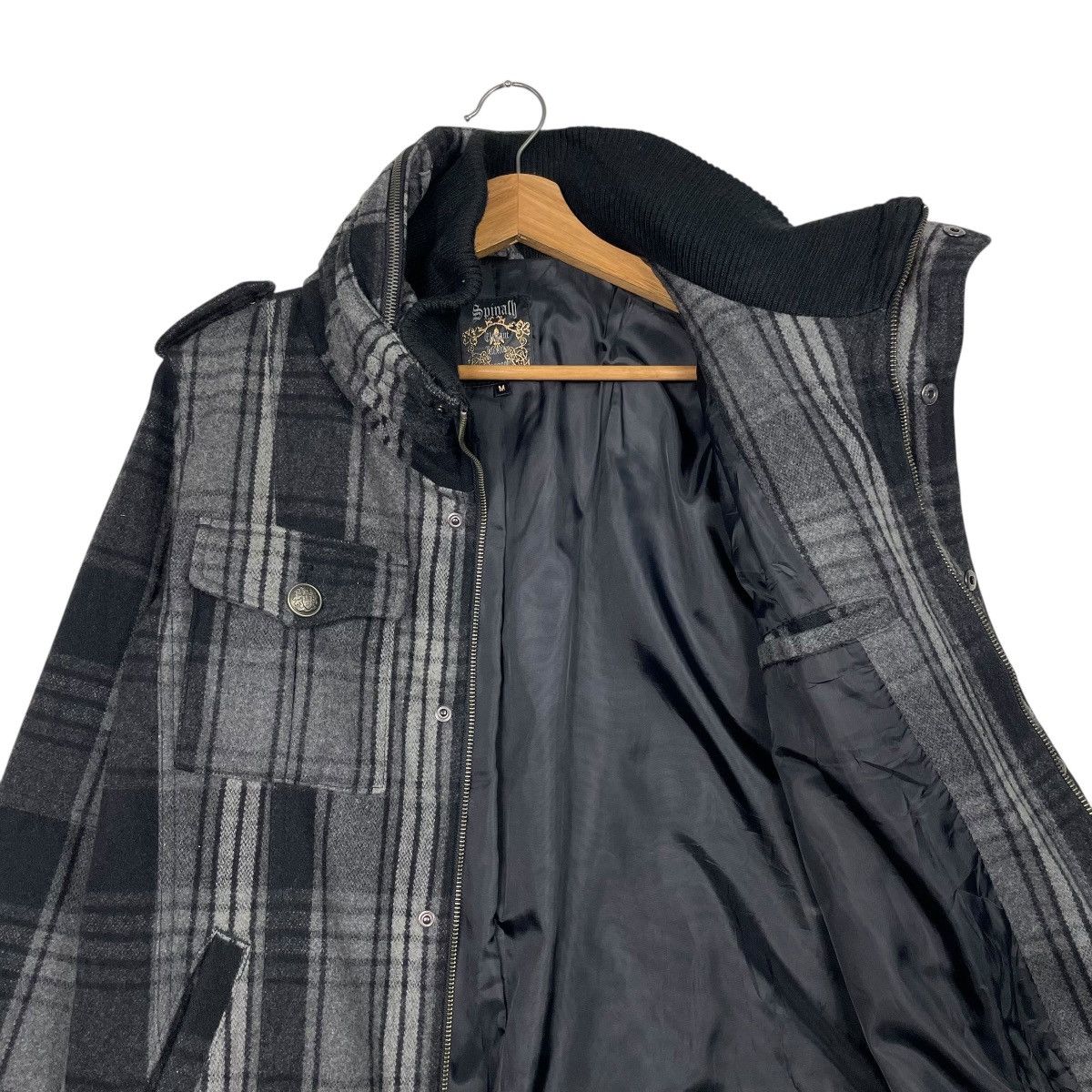 Spinash Japanese Brand Spinash Tartan Zipper Jacket Size US M / EU 48-50 / 2 - 10 Thumbnail