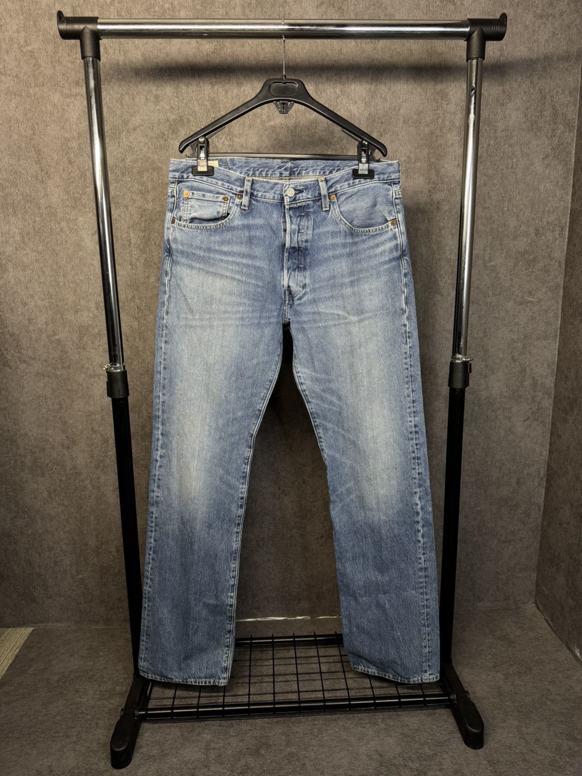 Levi's × Levi's Vintage Clothing Men’s Jeans Levi’s Premium 501 Blue Size 34/34 Denim Pants Size US 34 / EU 50 - 4 Thumbnail