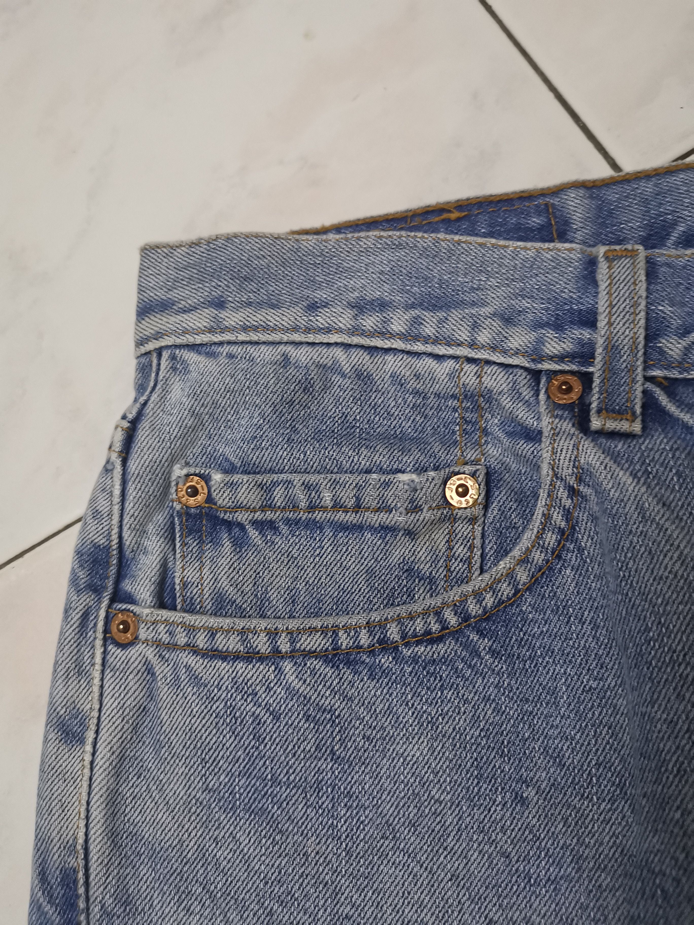 If Six Was Nine Vintage Levis 550 Light blue jeans Size US 32 / EU 48 - 11 Thumbnail