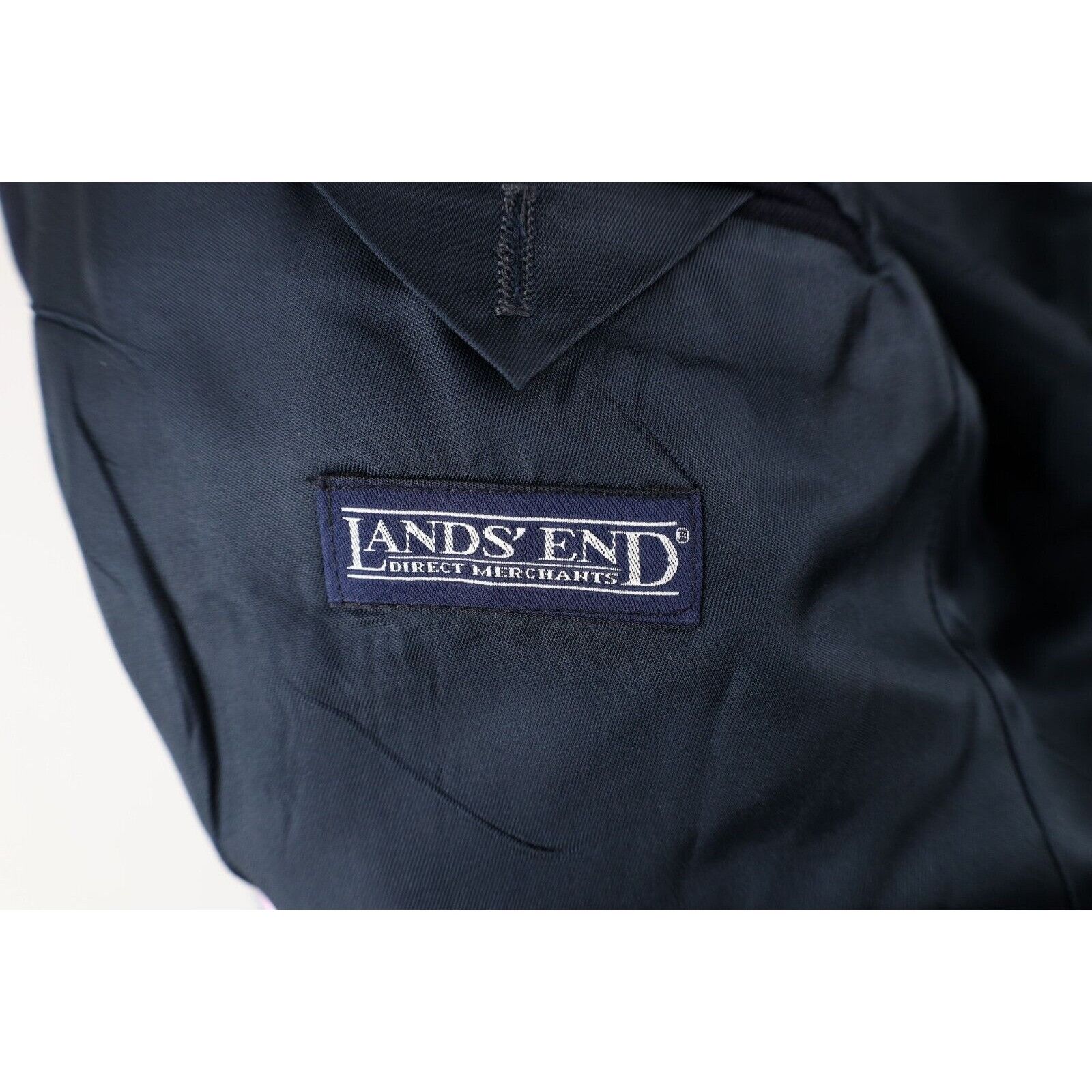 Lands' End × Vintage Vintage 90s Lands End Linen Blend 2 Button Suit Coat Jacket Size US L / EU 52-54 / 3 - 11 Thumbnail
