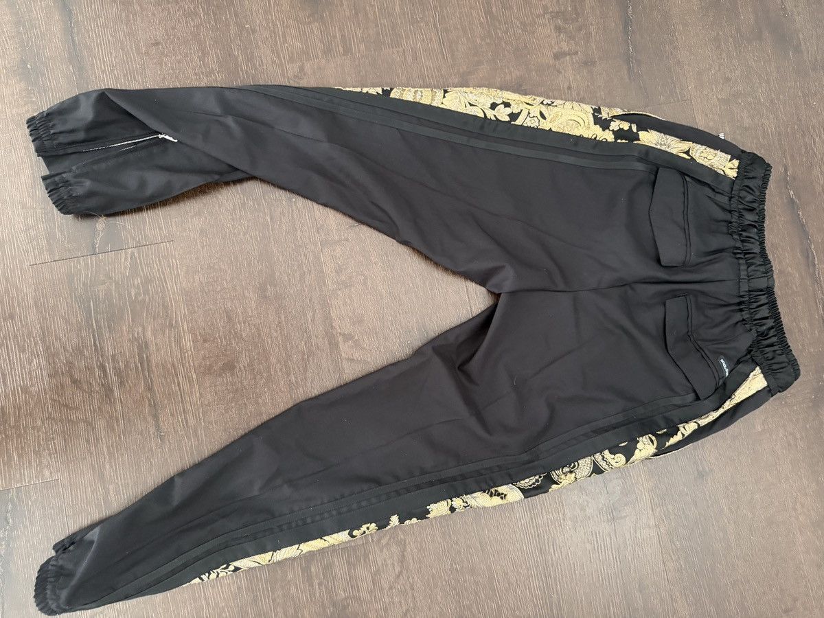 Dolce & Gabbana NEW Dolce & Gabbana Black Tuxedo Joggers Gold Floral Stripe Size US 30 / EU 46 - 9 Thumbnail