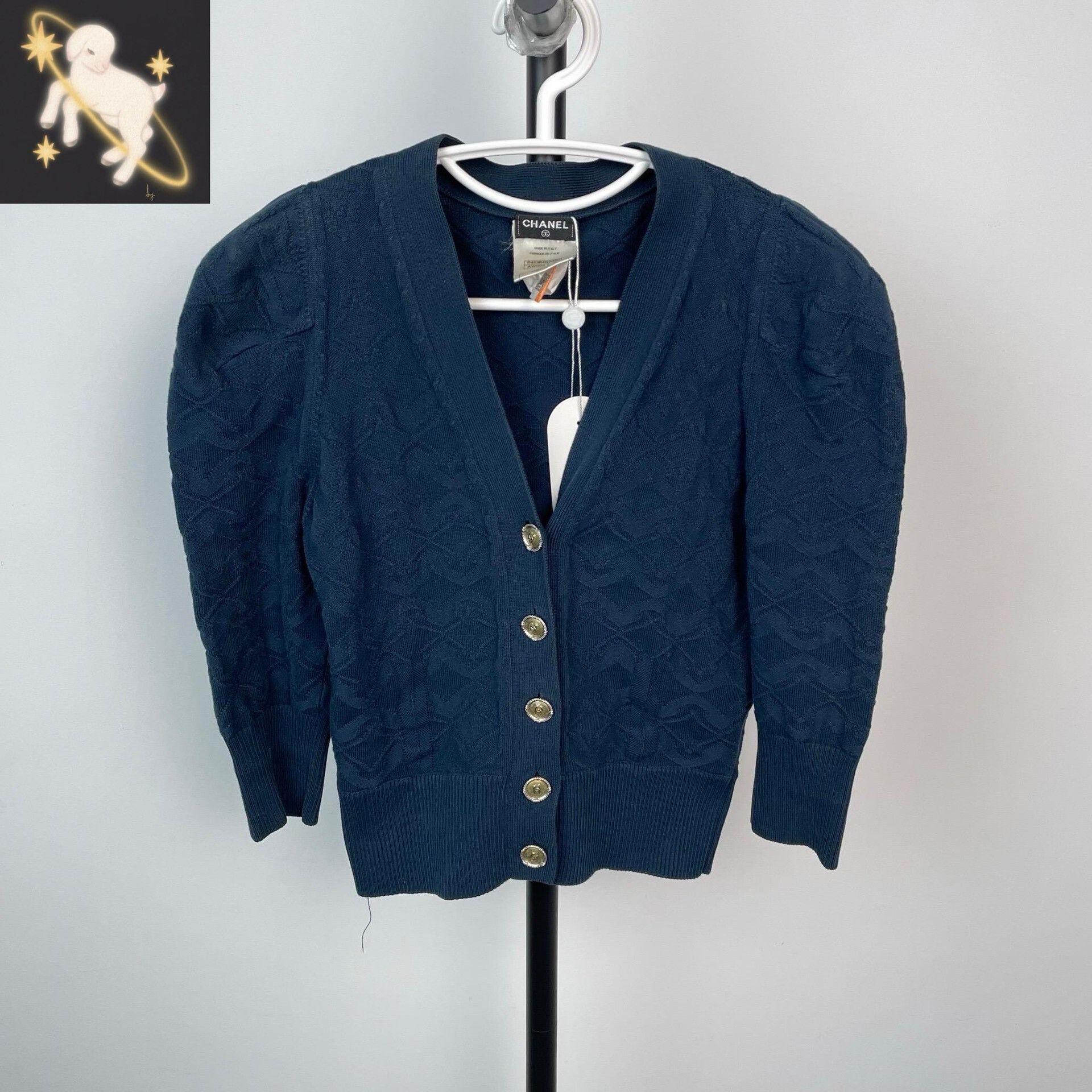 Chanel Chanel Blue Sweater 34 Women Size XS / US 0-2 / IT 36-38 - 1 Thumbnail