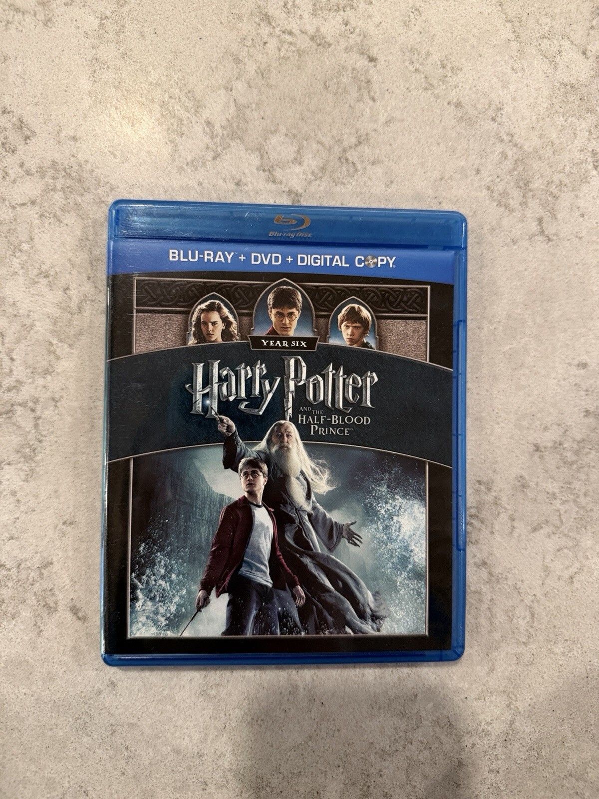 Harry Potter And The Half-Blood Prince [Blu-Ray / Dvd] Dvds in Blue, Men's