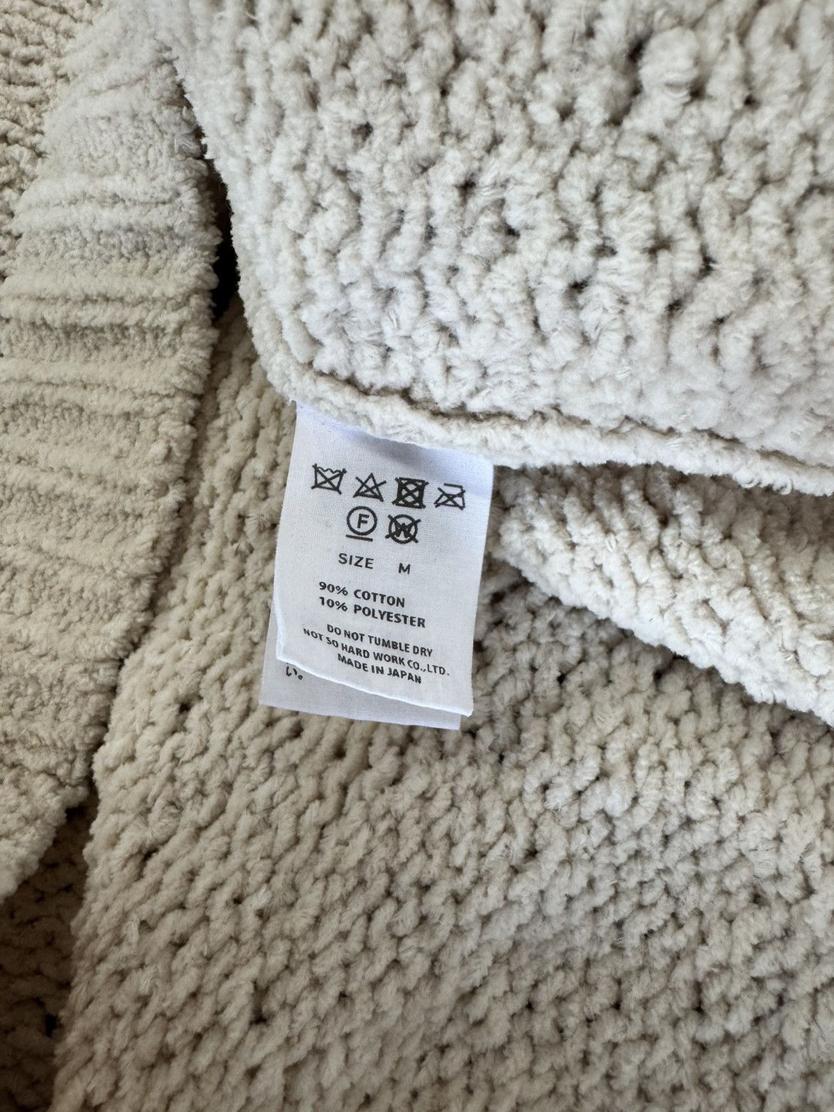 Ts(S) ts(s) Hand Dyed Cotton Mole Yarn Crewneck - Natural Size US M / EU 48-50 / 2 - 4 Thumbnail