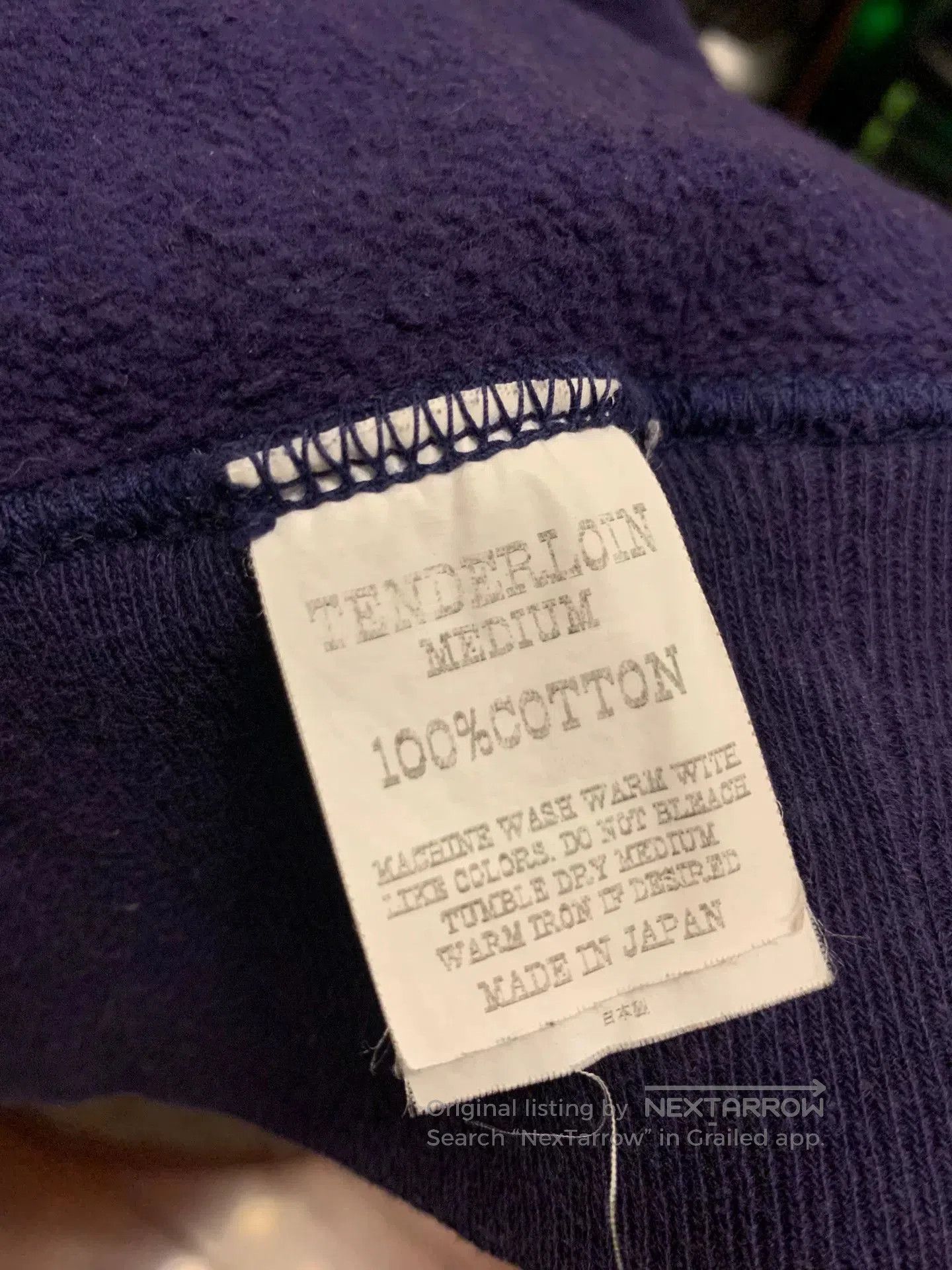 Tenderloin navy blue zip. Size US M / EU 48-50 / 2 - 6 Thumbnail
