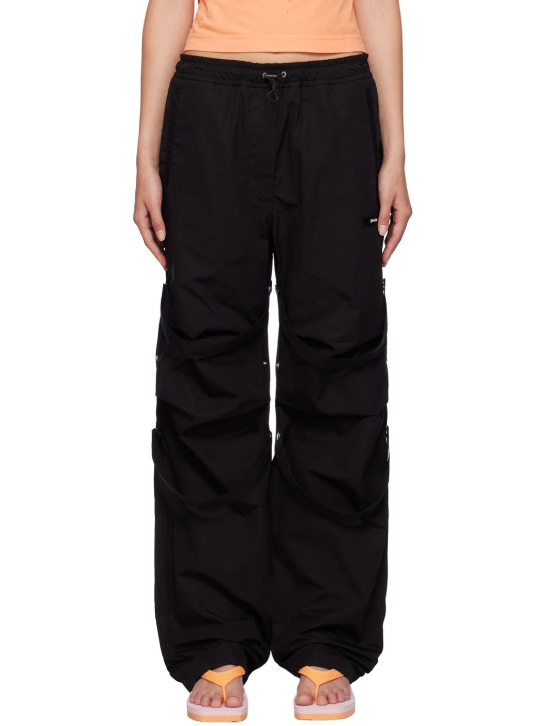 Palm Angels o1y1125 Sweatpant in Black Size 25" / US 0 / IT 36 - 1 Thumbnail