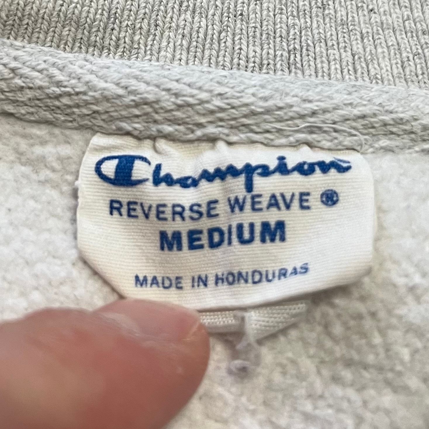 Champion Y2K Champion Big C Logo Grey Crewneck Medium Size US M / EU 48-50 / 2 - 3 Thumbnail