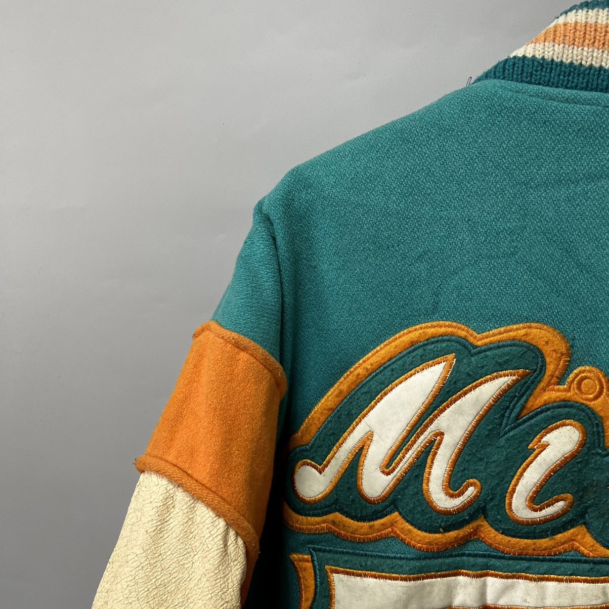 NFL × Vintage Vintage Miami Dolphins NFL Turquoise Blue Heavyweight Jacket Size US S / EU 44-46 / 1 - 13 Thumbnail