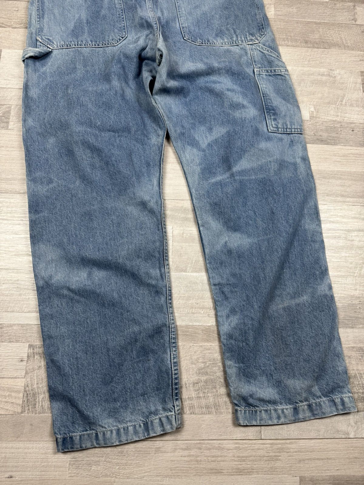 Levi's Crazy Vintage Y2K Baggy Levis Carpenter Washed Faded Denim Size US 36 / EU 52 - 6 Thumbnail