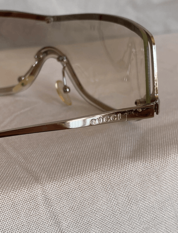 Gucci Gucci Sunglasses Mask Logo Shield GG Sport Vintage Size ONE SIZE - 2 Thumbnail