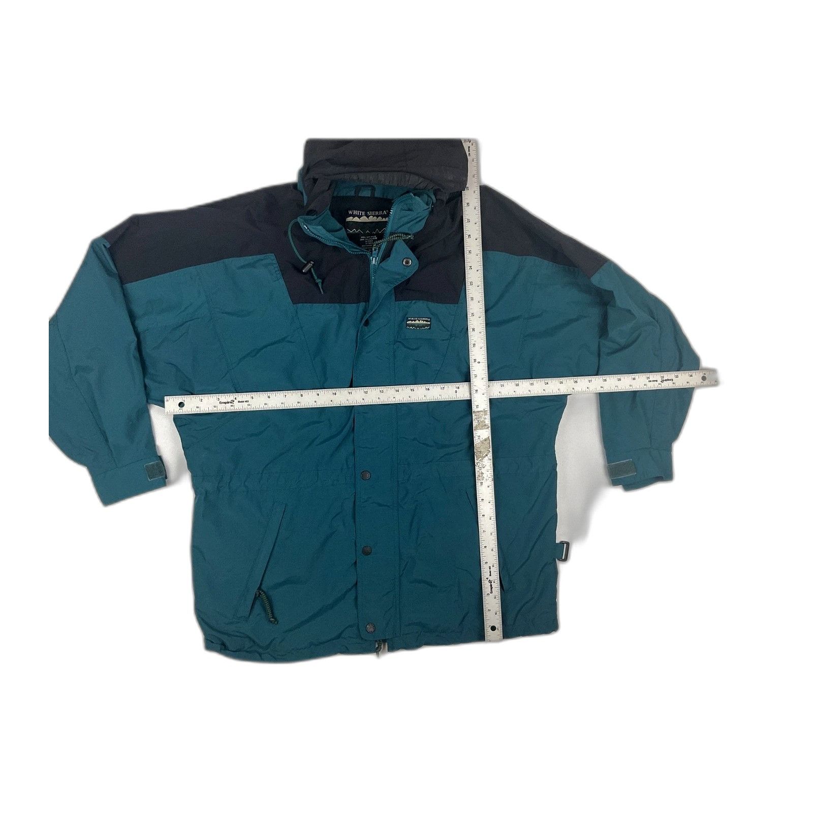 White Sierra Vintage White Sierra Hooded Jacket Mens M Teal Black Hiking Size US M / EU 48-50 / 2 - 4 Thumbnail