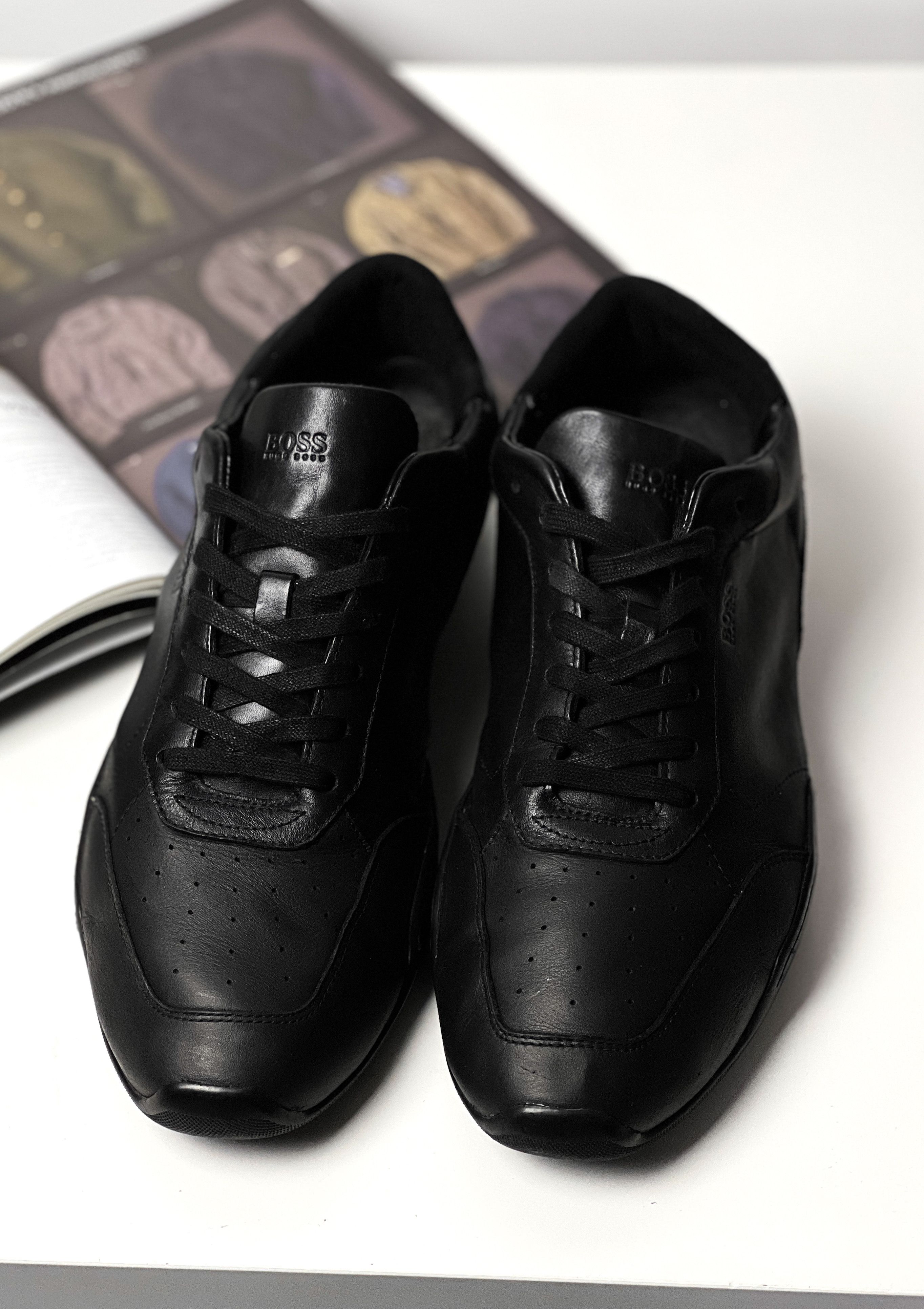 Hugo Boss HUGO BOSS Leather Men`s Shoes Size US 10.5 / EU 43-44 - 6 Thumbnail