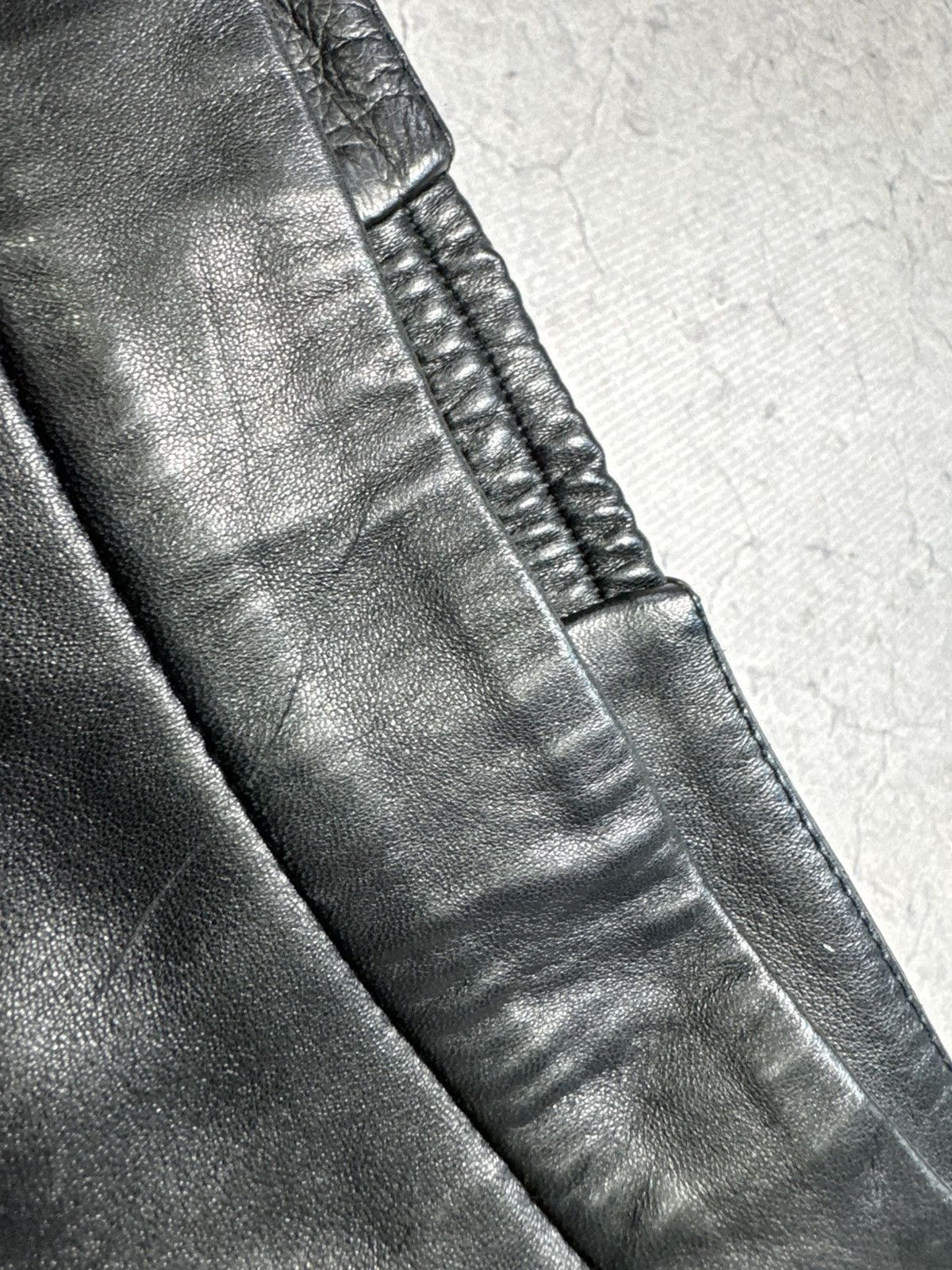 Sandro Sandro Paris Luxury Leather Skirt Size 26" / US 2 / IT 38 - 3 Thumbnail