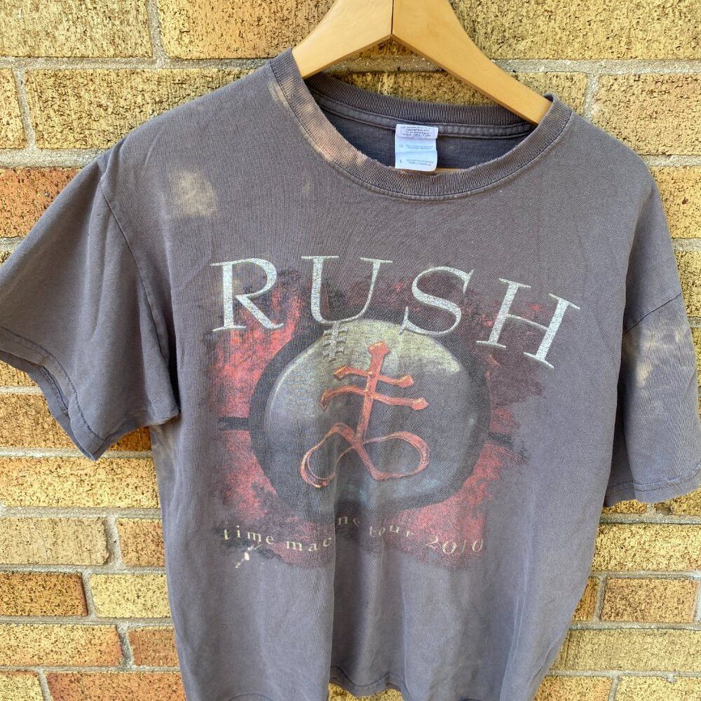 Vintage 2010 Rush Time Machine Tour Band Promo T Shirt Large Gray D Size US XL / EU 56 / 4 - 3 Thumbnail