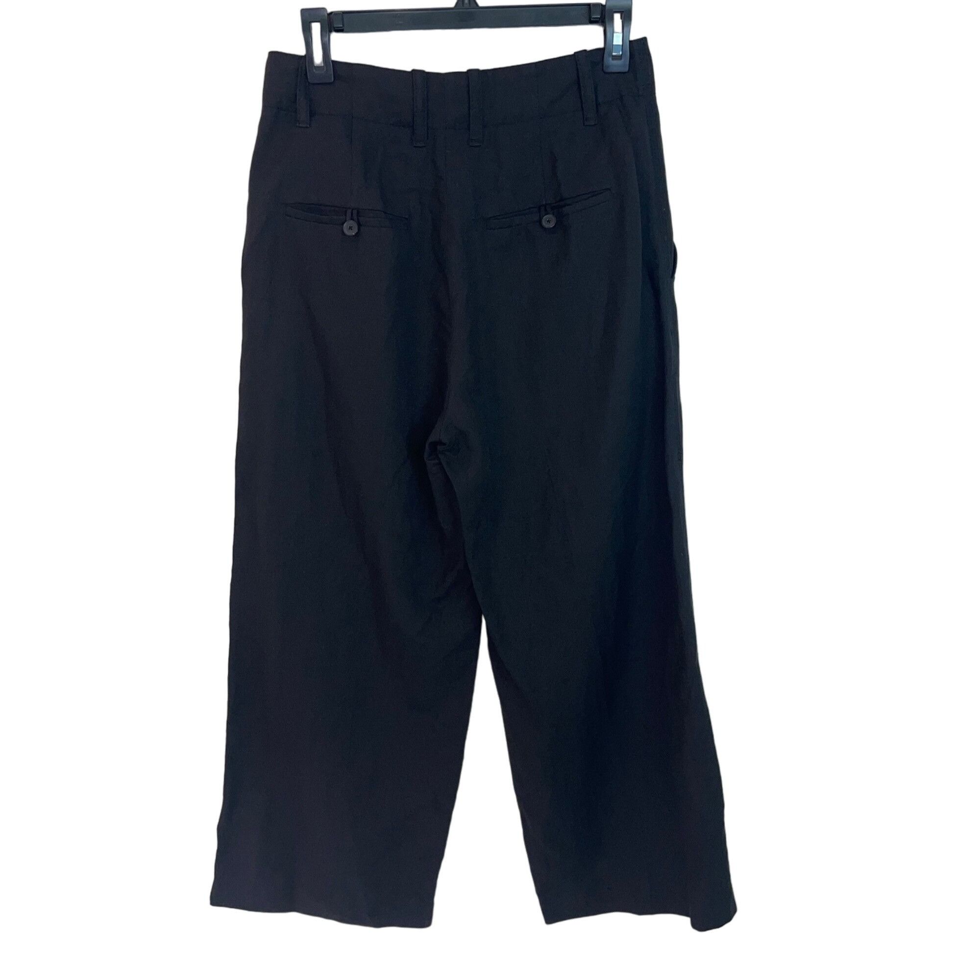 Vince Vince Womens Pants Size 4 Black High Waist Wide Leg Size 27" / US 4 / IT 40 - 2 Thumbnail