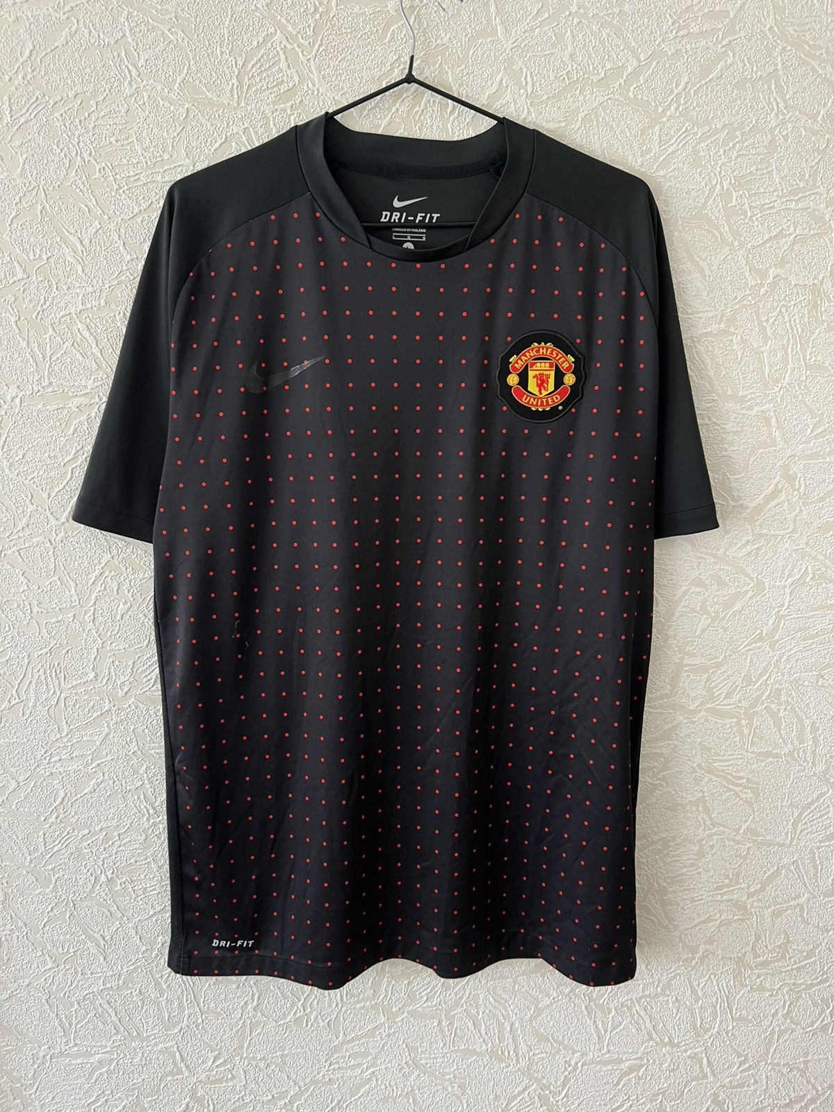 Vintage NIKE MANCHESTER UNITED TRAINING Football Shirt Soccer Jersey Size US L / EU 52-54 / 3 - 1 Thumbnail
