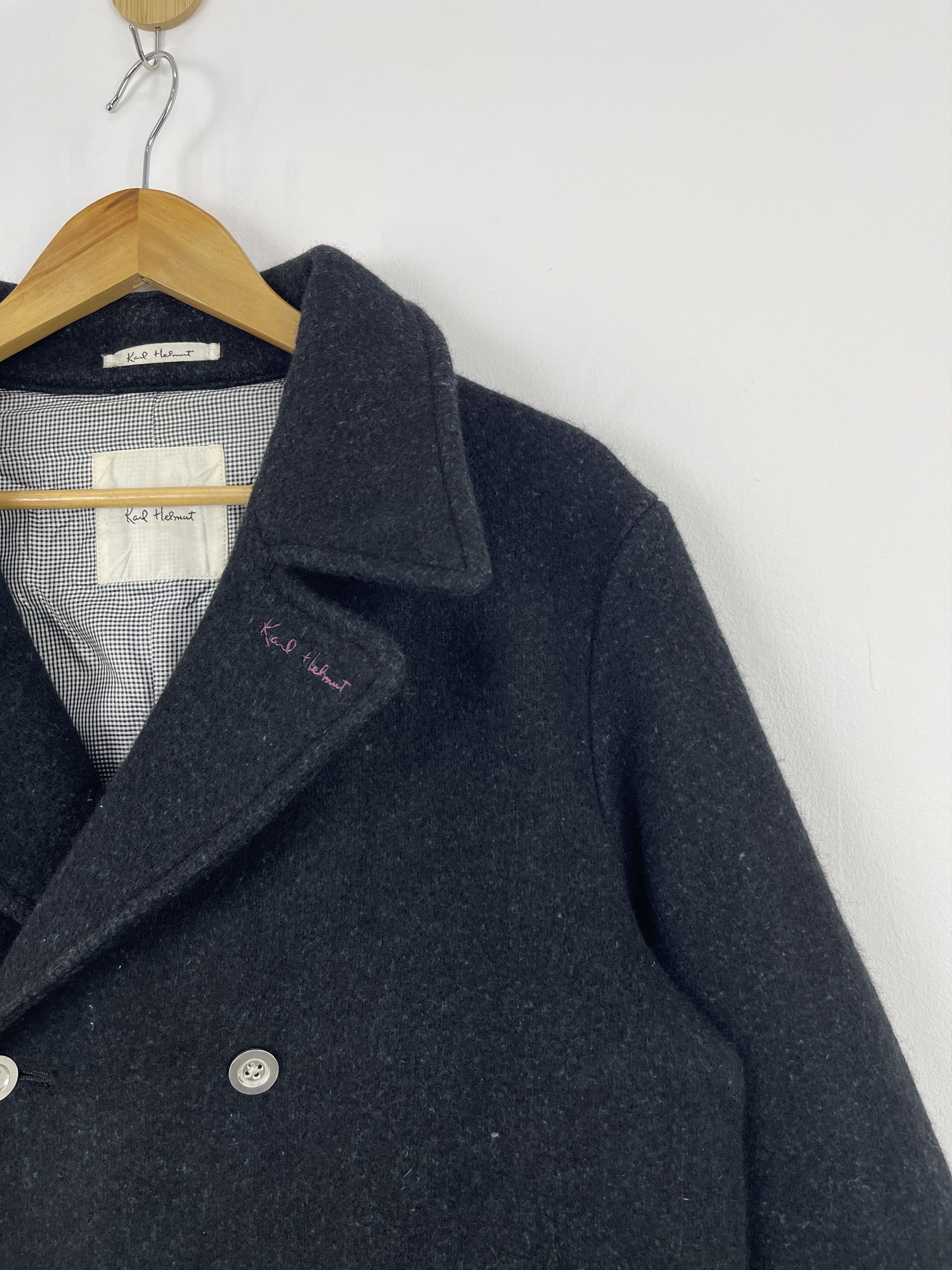 Karl Helmut Vintage Karl Helmut Wool Jacket Button Up JA0003 Size US M / EU 48-50 / 2 - 6 Thumbnail