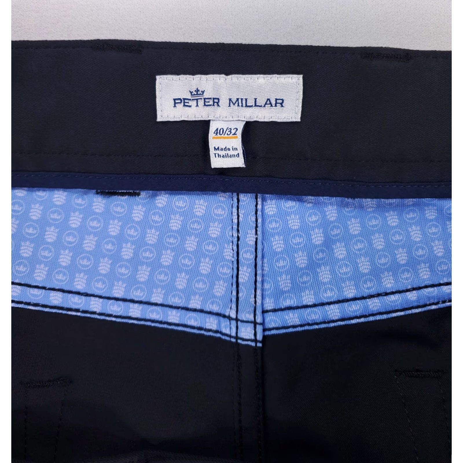Peter Millar Peter Millar EB66 Performance Golf Pants Dark Gray Mens 42 x 32 Inseam 32 Chino Slim Regular Gray Mens 42 x 32 Actual Size US 42 / EU 58 - 6 Thumbnail